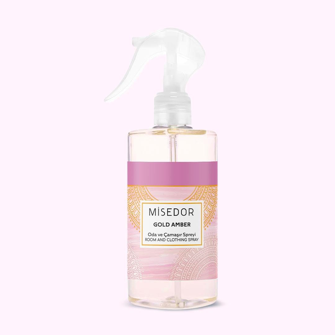 Misedor - Misedor Gold Amber Oda Kokusu ve Çamaşır Parfümü 330 ml | Misedor