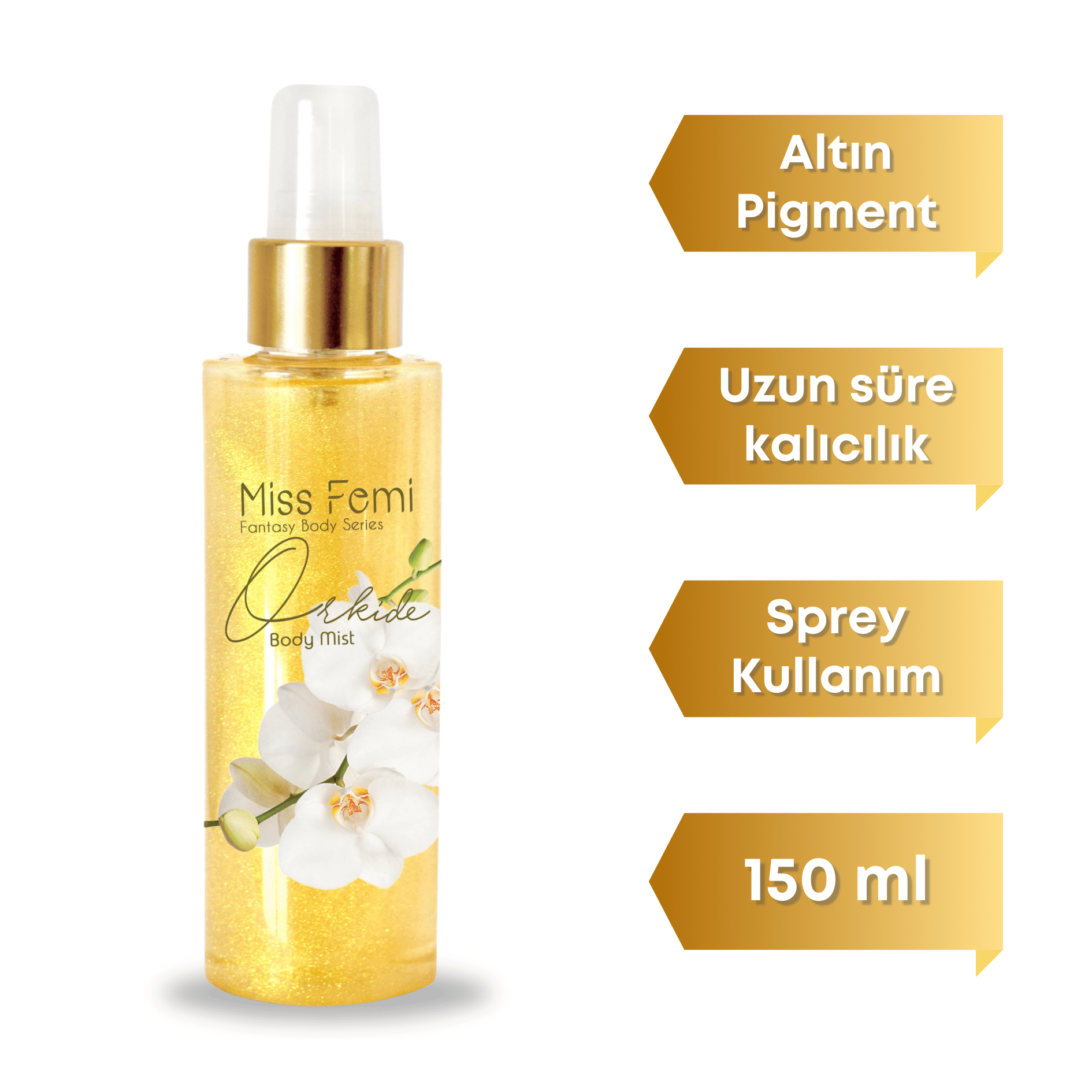 Misedor - Misedor Gold Orkide Vücut Spreyi 150 ml | Misedor