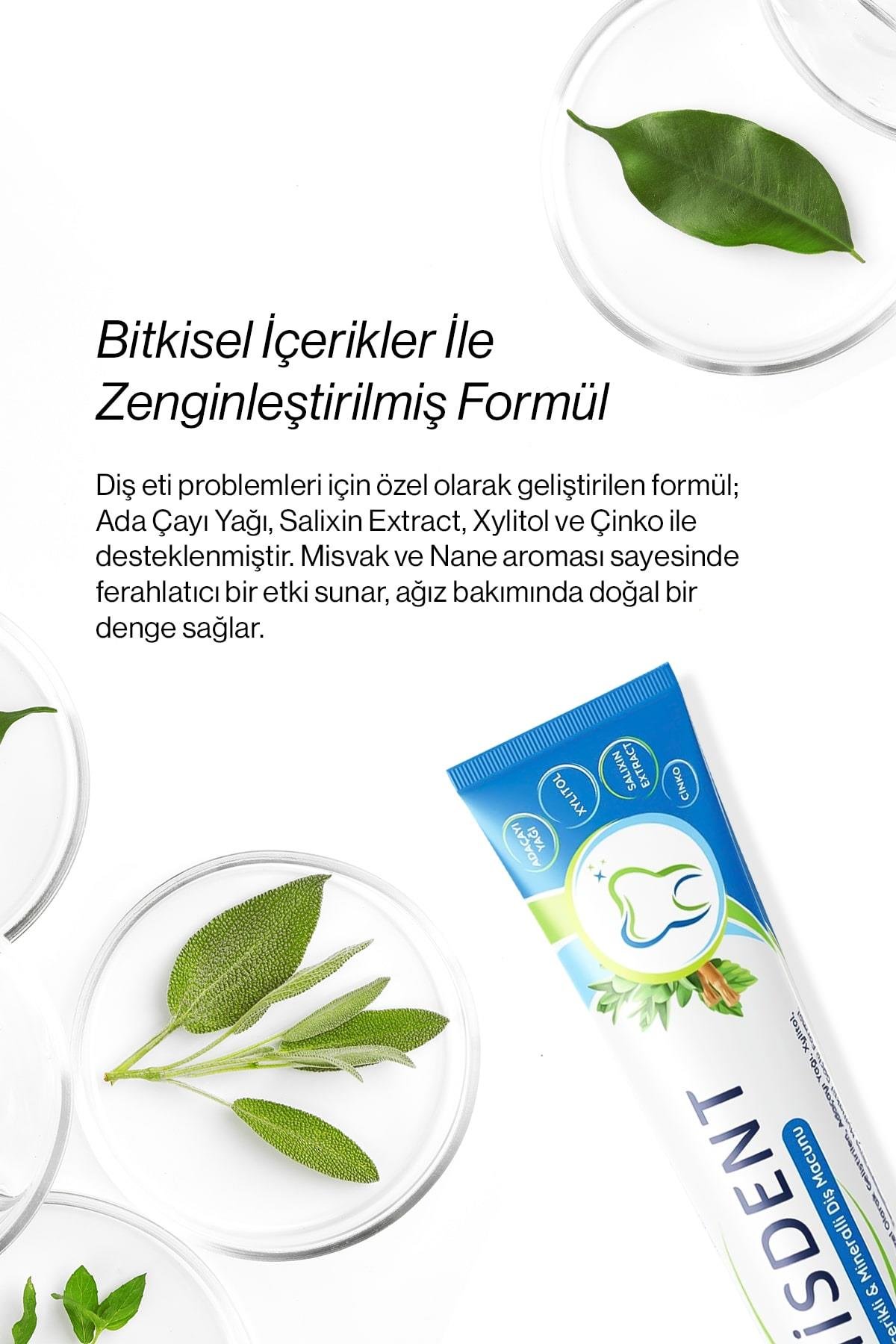 Misedor - Misedor Misdent Bitki İçerikli & Mineralli Diş Macunu 75 ml