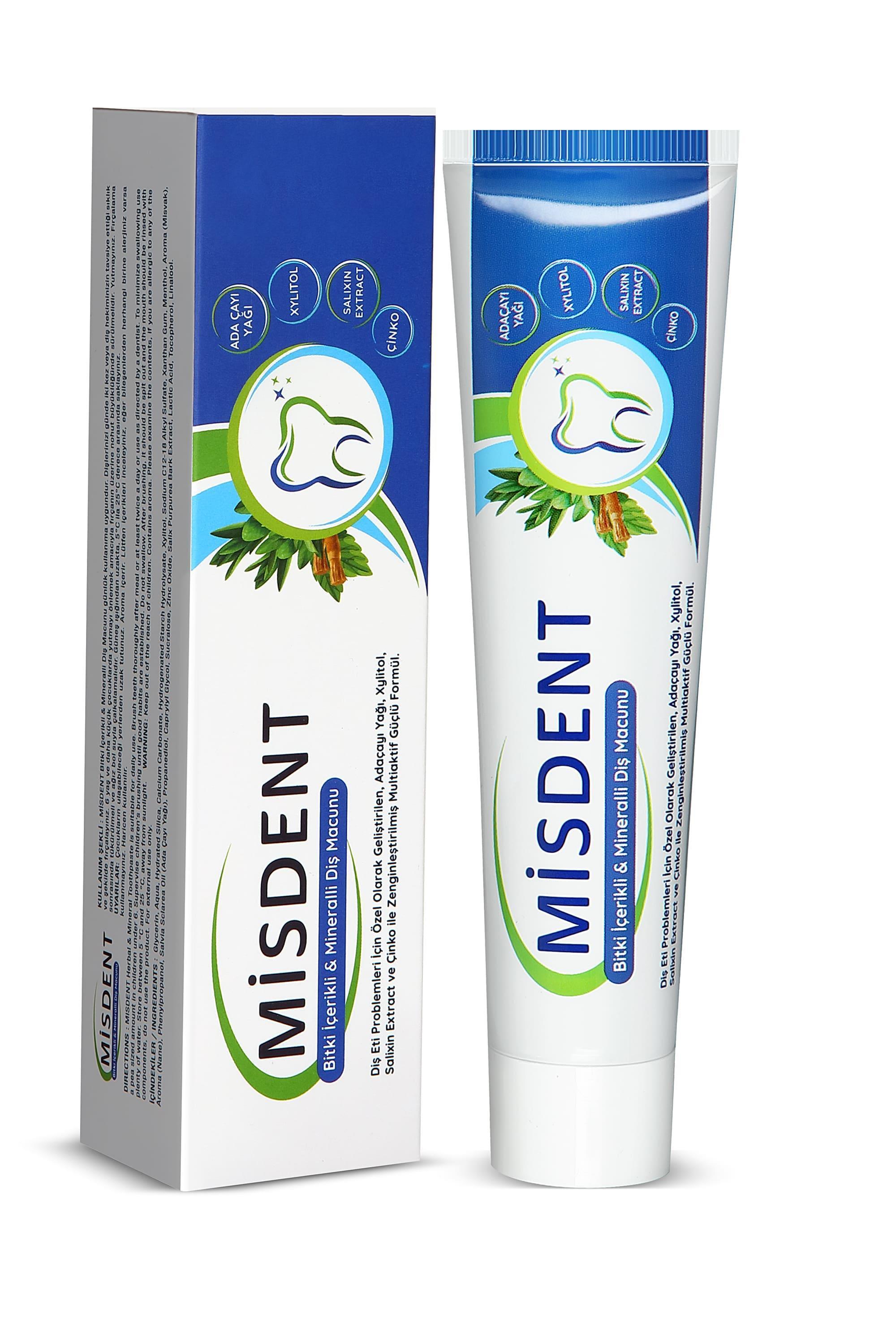 Misedor - Misedor Misdent Bitki İçerikli & Mineralli Diş Macunu 75 ml