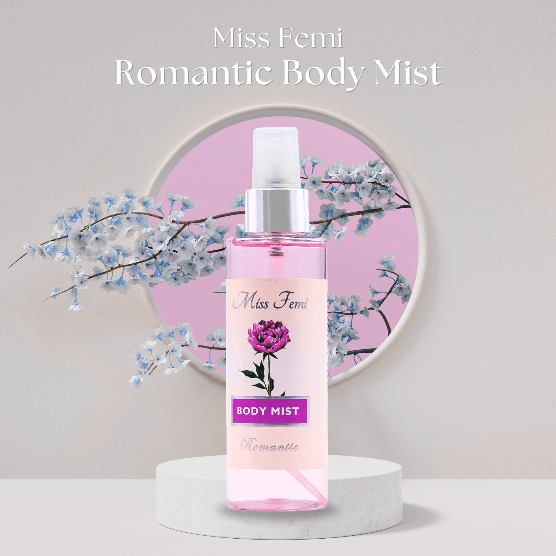 Misedor - Misedor MissFemi Romantic Vücut Spreyi 130 ml | Misedor