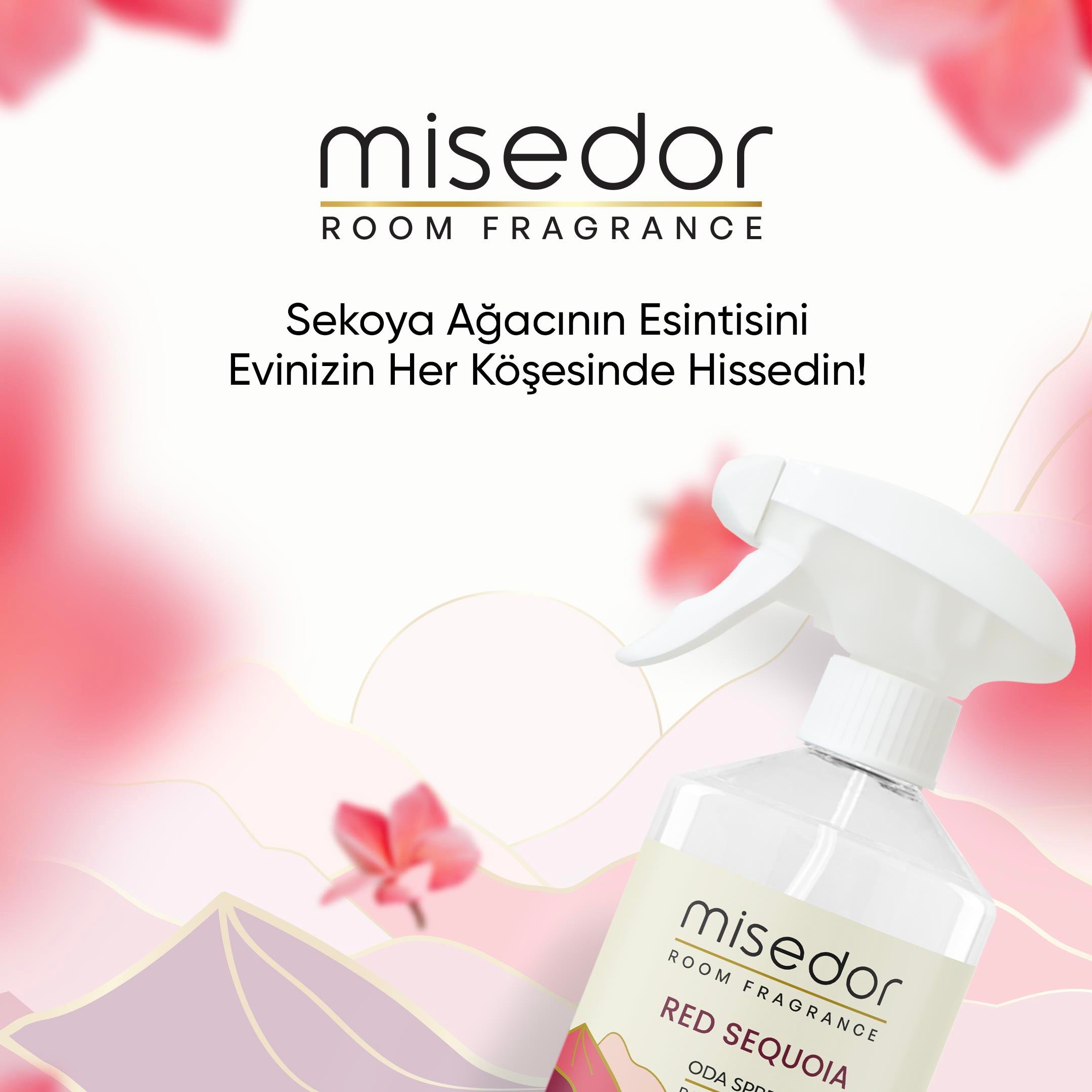 Misedor - Misedor Red Sequoia Oda ve Çamaşır Spreyi 500 ml | Misedor