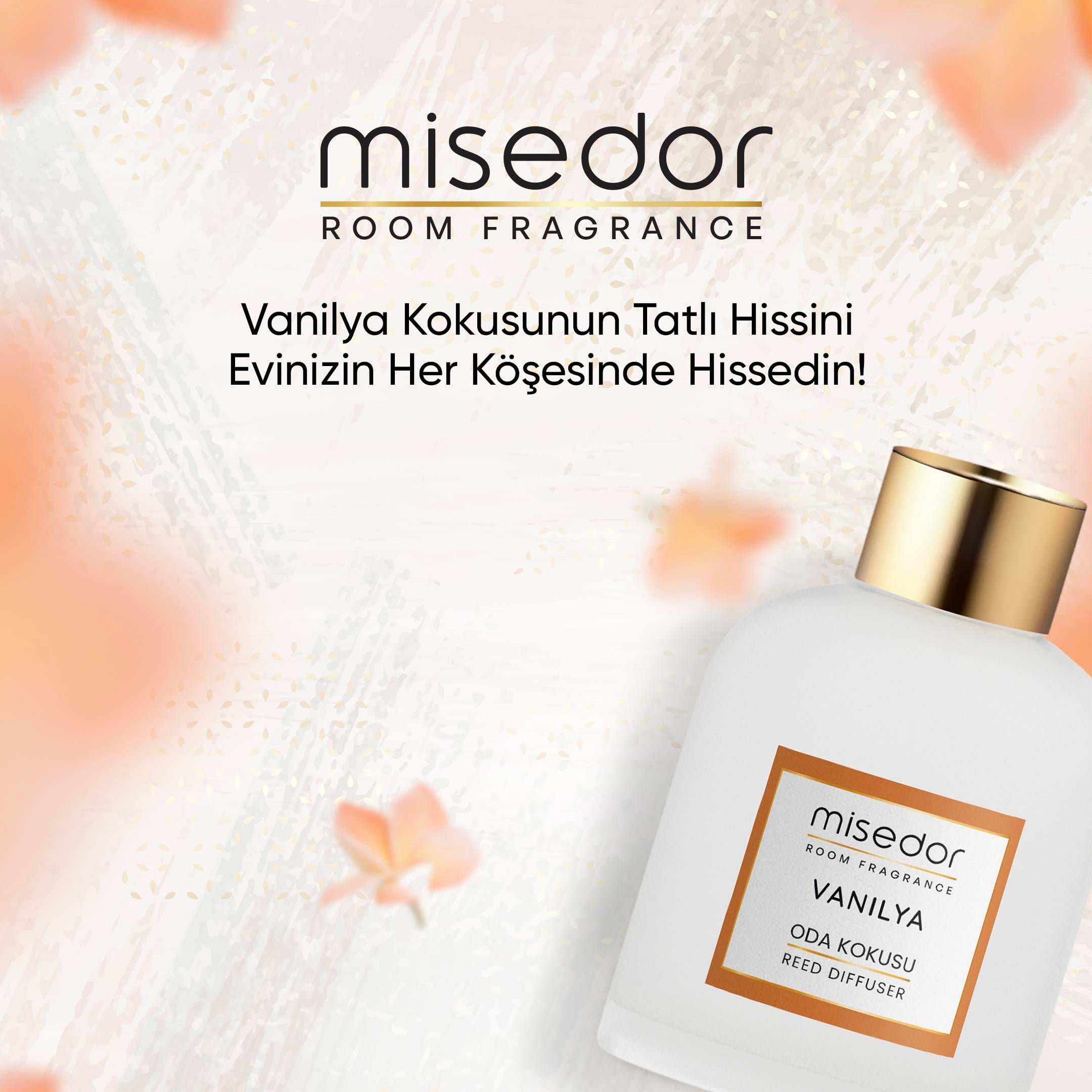 Misedor - Misedor Vanilya Çubuklu Oda Kokusu 120 ml
