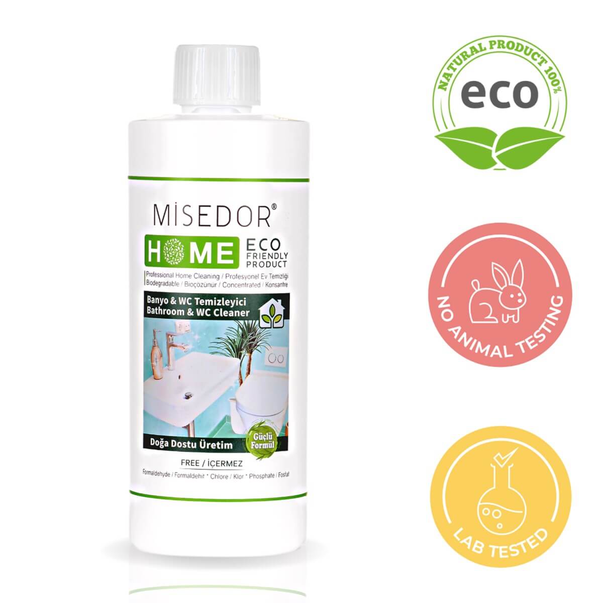 MisedorBanyo & Tuvalet Temizleyici - MisedorMisedor Banyo ve Wc Temizleyici 500 ml