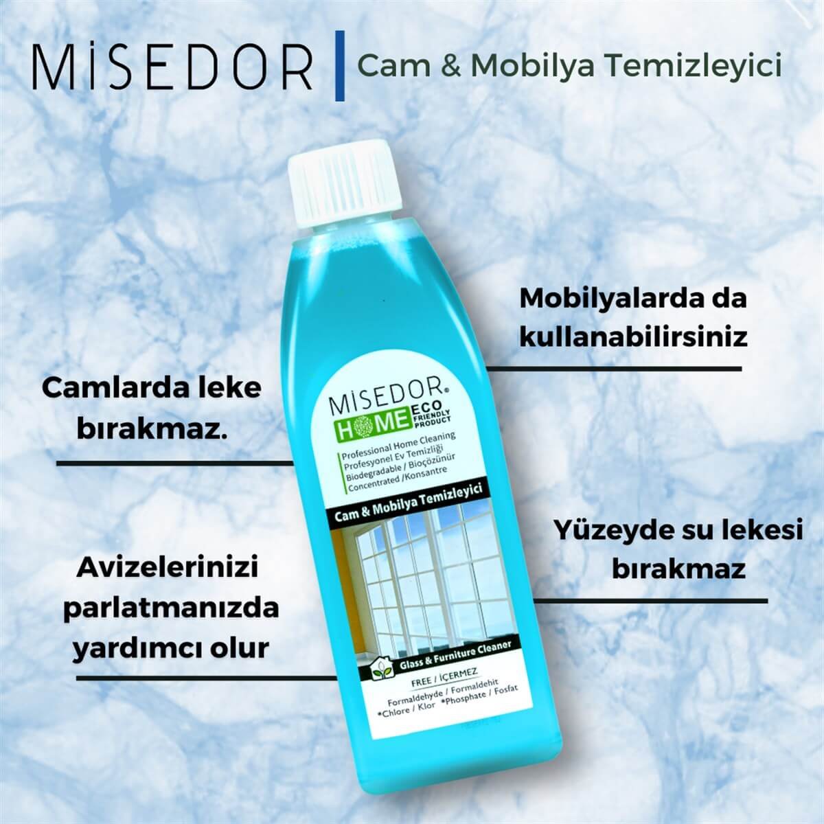 MisedorCam ve Mobilya Temizleyici - MisedorMisedor Cam ve Mobilya Temizleyici 400 ml