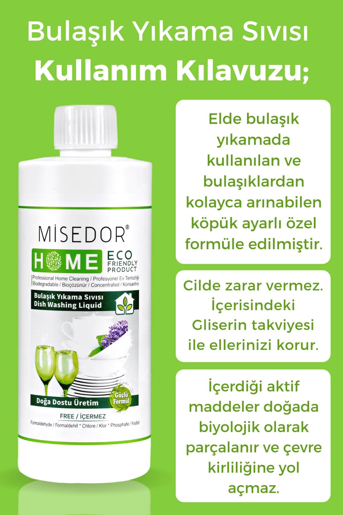 MisedorDoğal Bulaşık Yıkama Sıvısı - MisedorMisedor Doğal Bulaşık Yıkama Sıvısı 500 ml