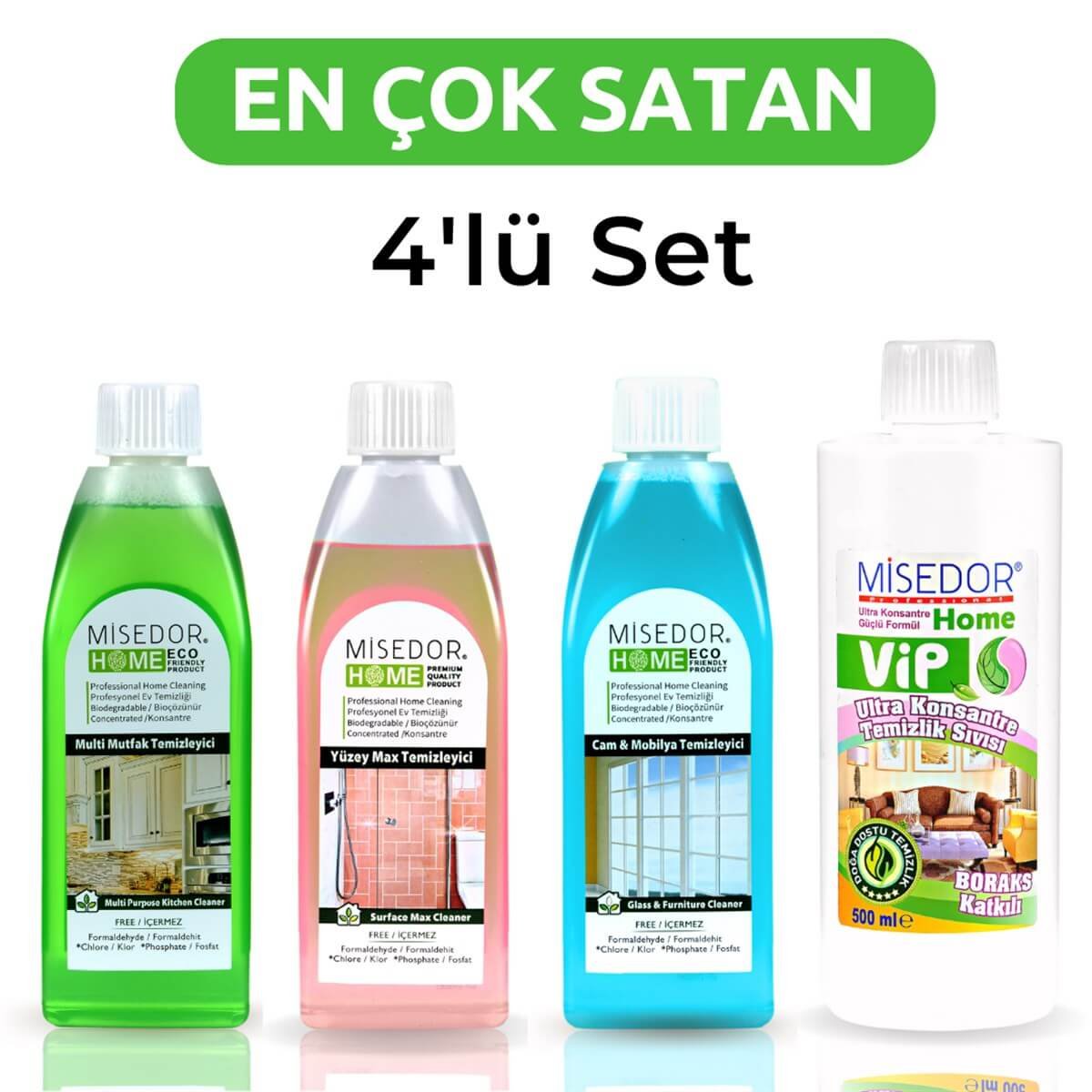 MisedorMisedor En Çok Satan Ev Bakım Set 4 ÜrünMisedor En Çok Satan Ev Bakım Set 4 Ürün