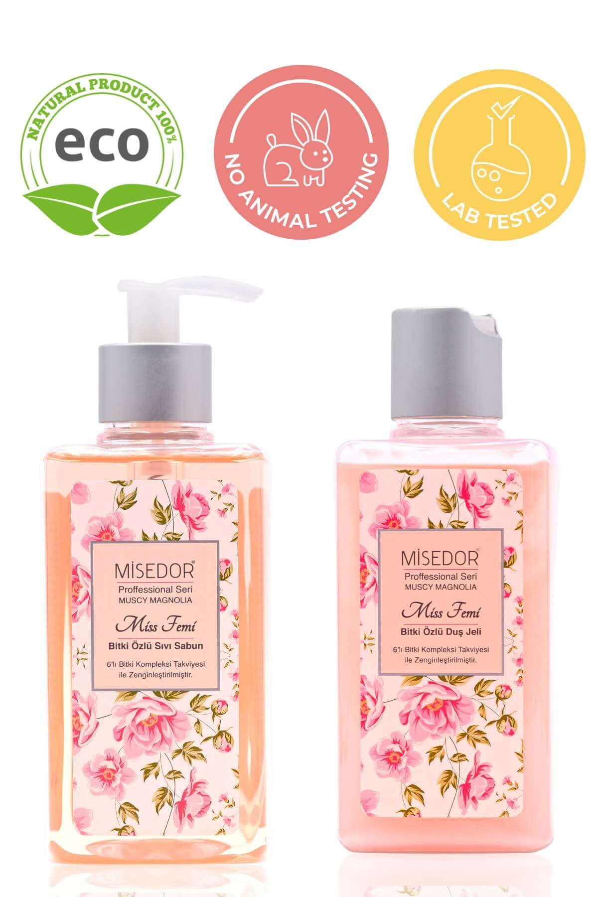 MisedorSıvı Sabun & Duş Jeli - MisedorMisedor 2'li Set Sıvı Sabun ve Duş Jeli 400 ml