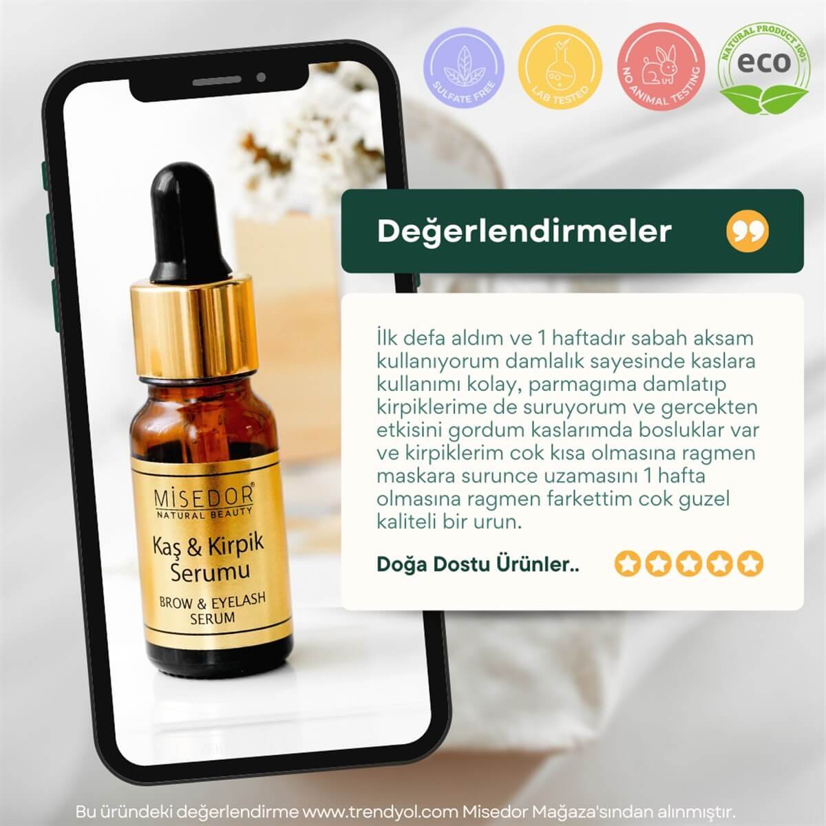 MisedorKaş ve Kirpik Serumu - MisedorMisedor Kaş ve Kirpik Serumu 10 ml