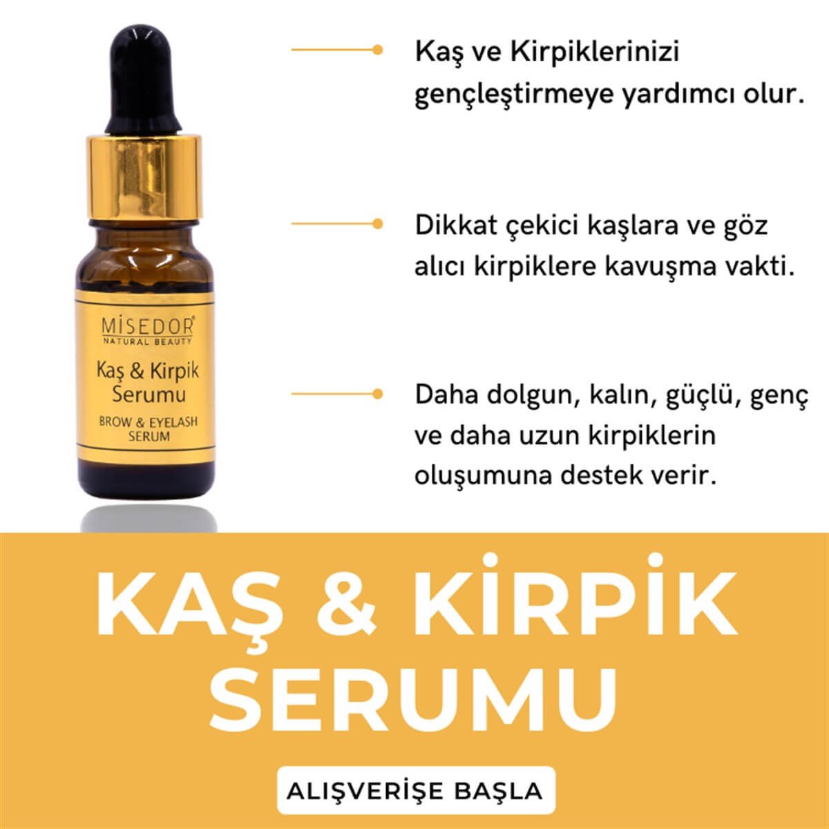MisedorKaş ve Kirpik Serumu - MisedorMisedor Kaş ve Kirpik Serumu 10 ml