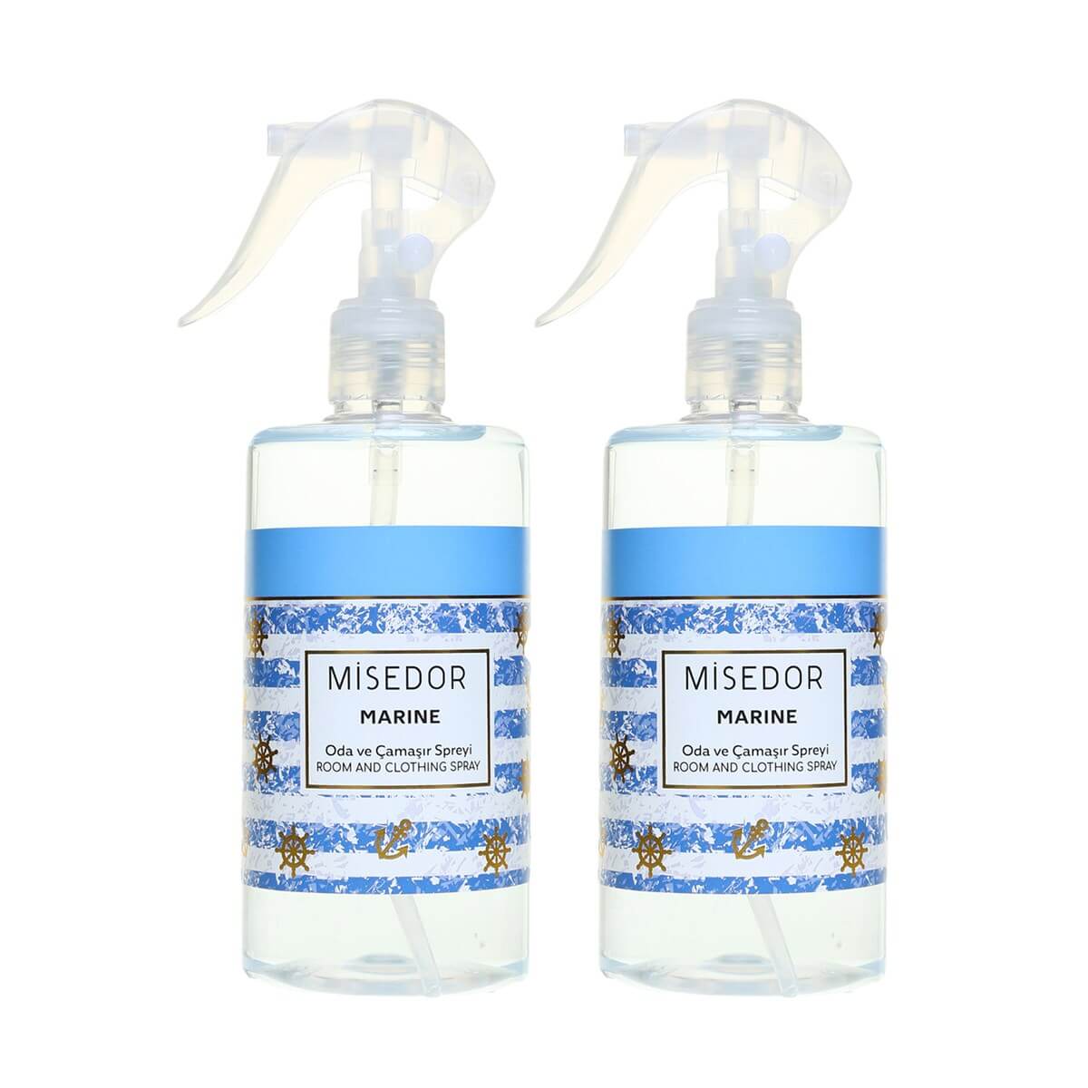 MisedorMarine Oda ve Çamaşır Parfümü 330 ml - MisedorMisedor 2 li Set Marine Oda Kokusu ve Çamaşır Parfümü 330 ml