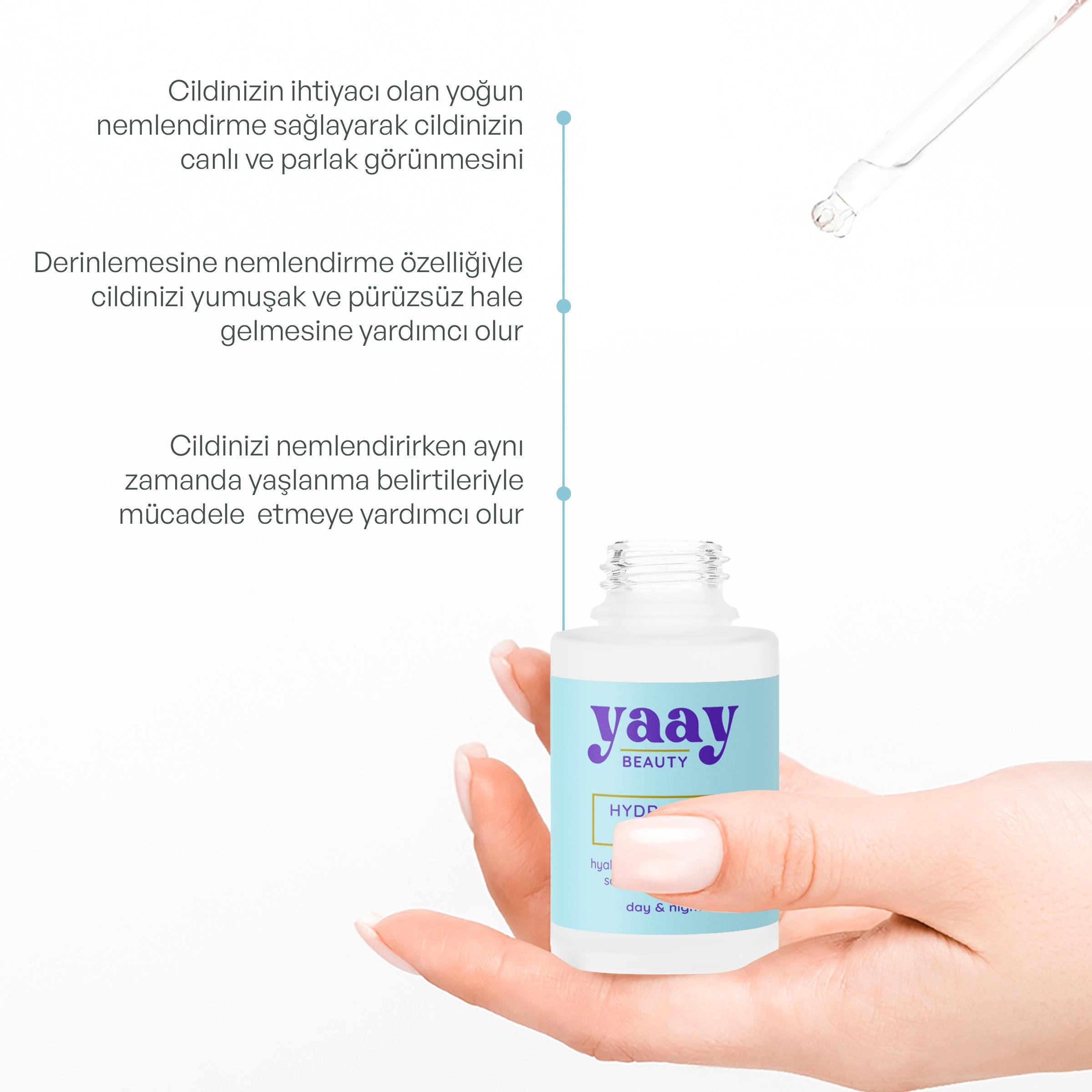 Yaay Beauty - Yaay Beauty Hydrating Serum Plus Ultra Nemlendirici Serum 30 ml