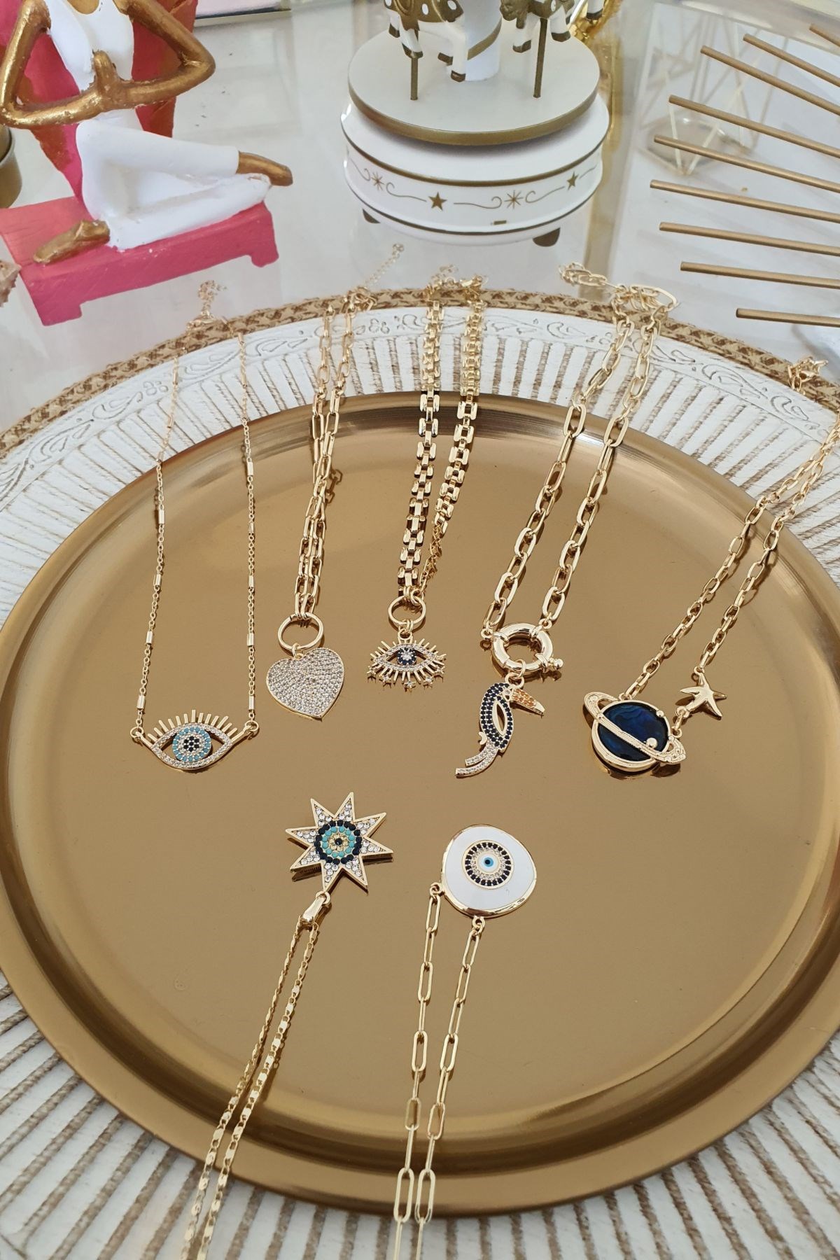 Alaia Kolye Kombini Gold