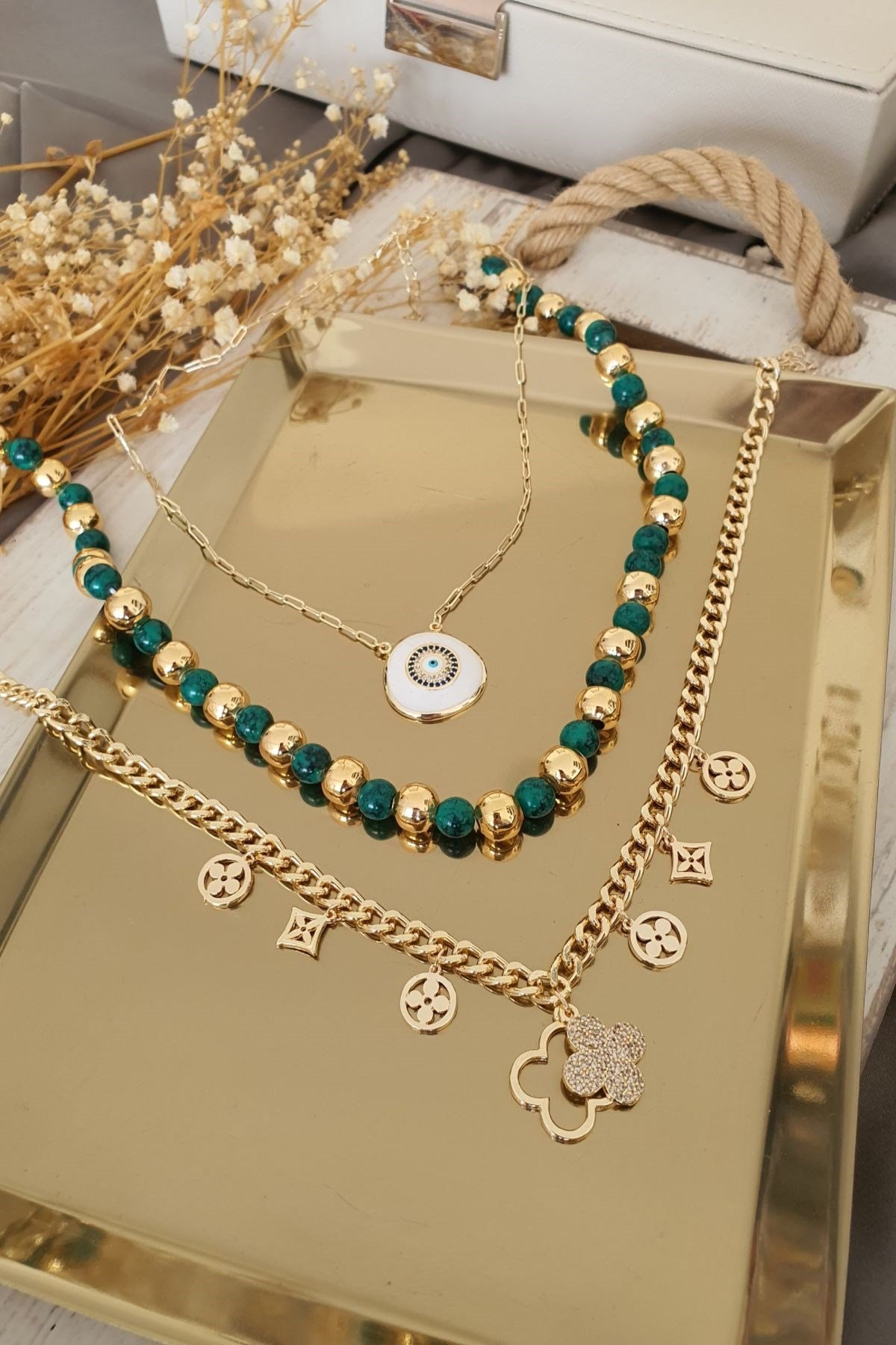 Baccaus Kolye Kombini Gold