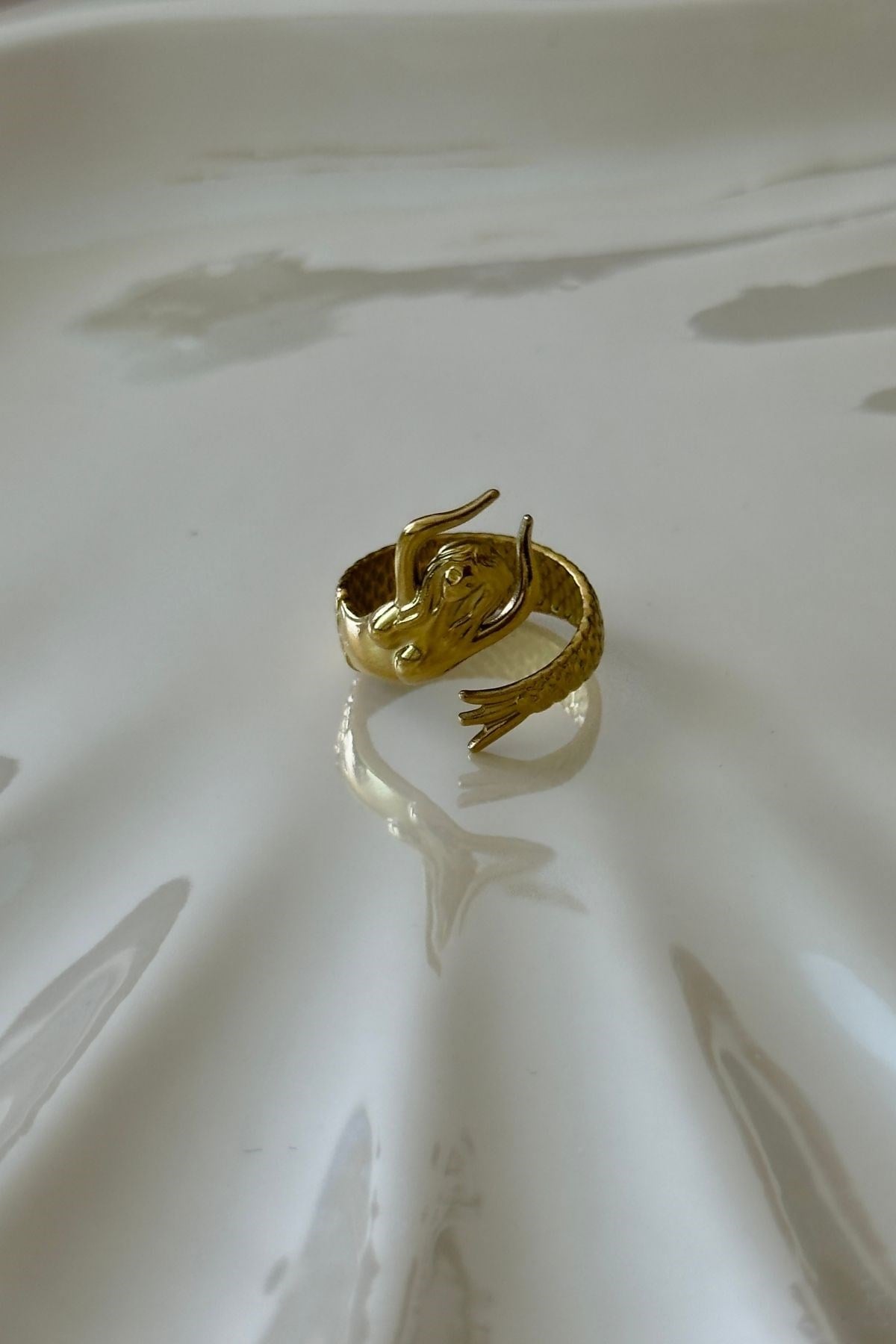 Çelik Gold Deniz Kızı Yüzük