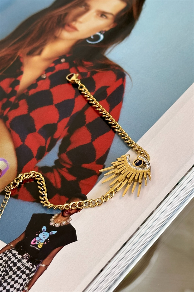 Çelik İnce Zincirli Göz Bileklik