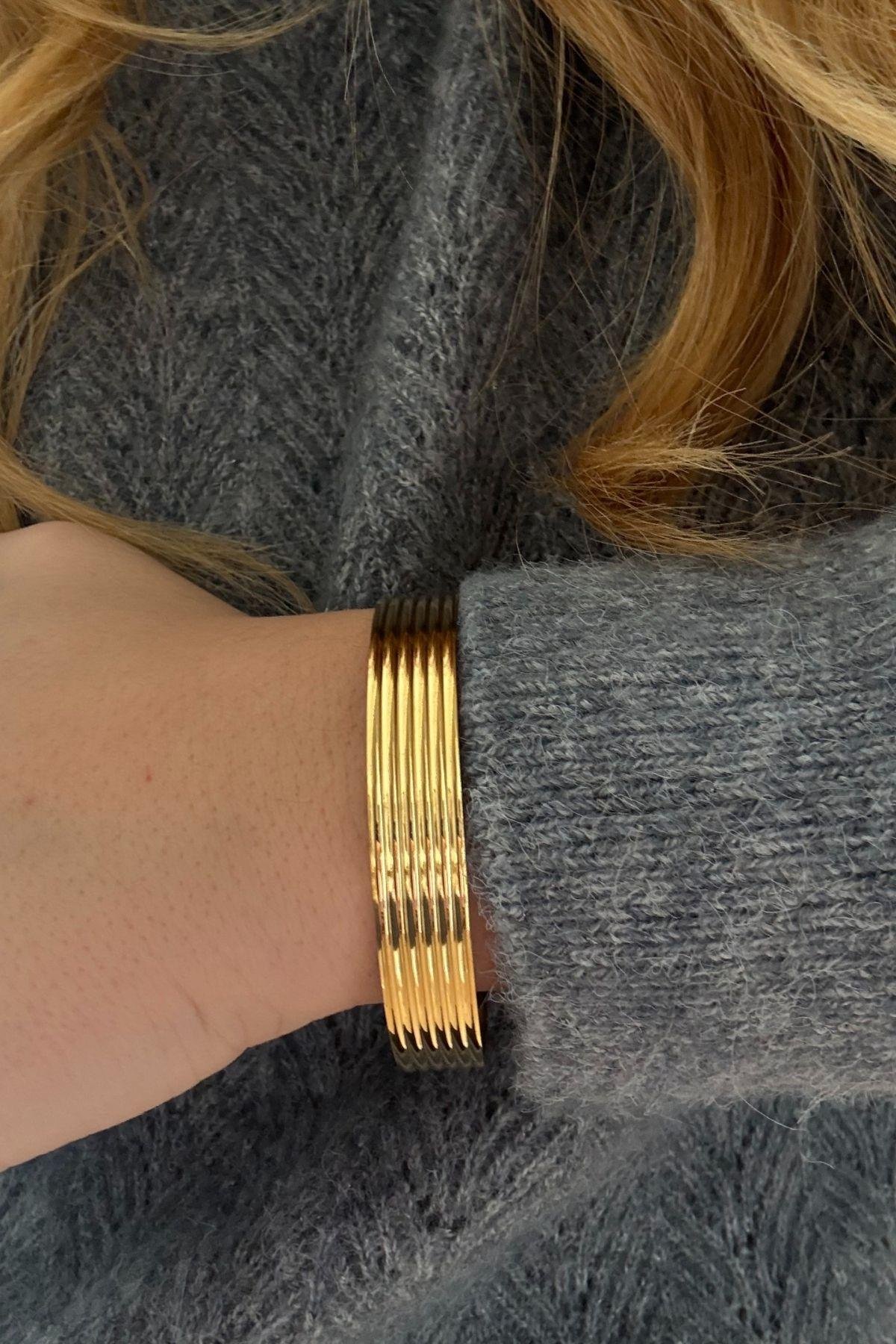 Çelik Kalın Bilezik