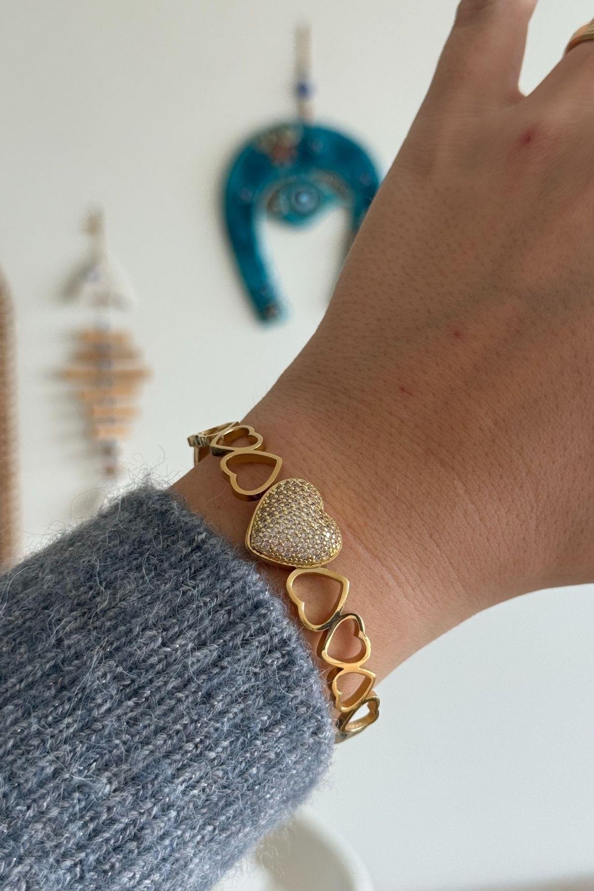 Çelik Kalp Sıralı Kelepçe