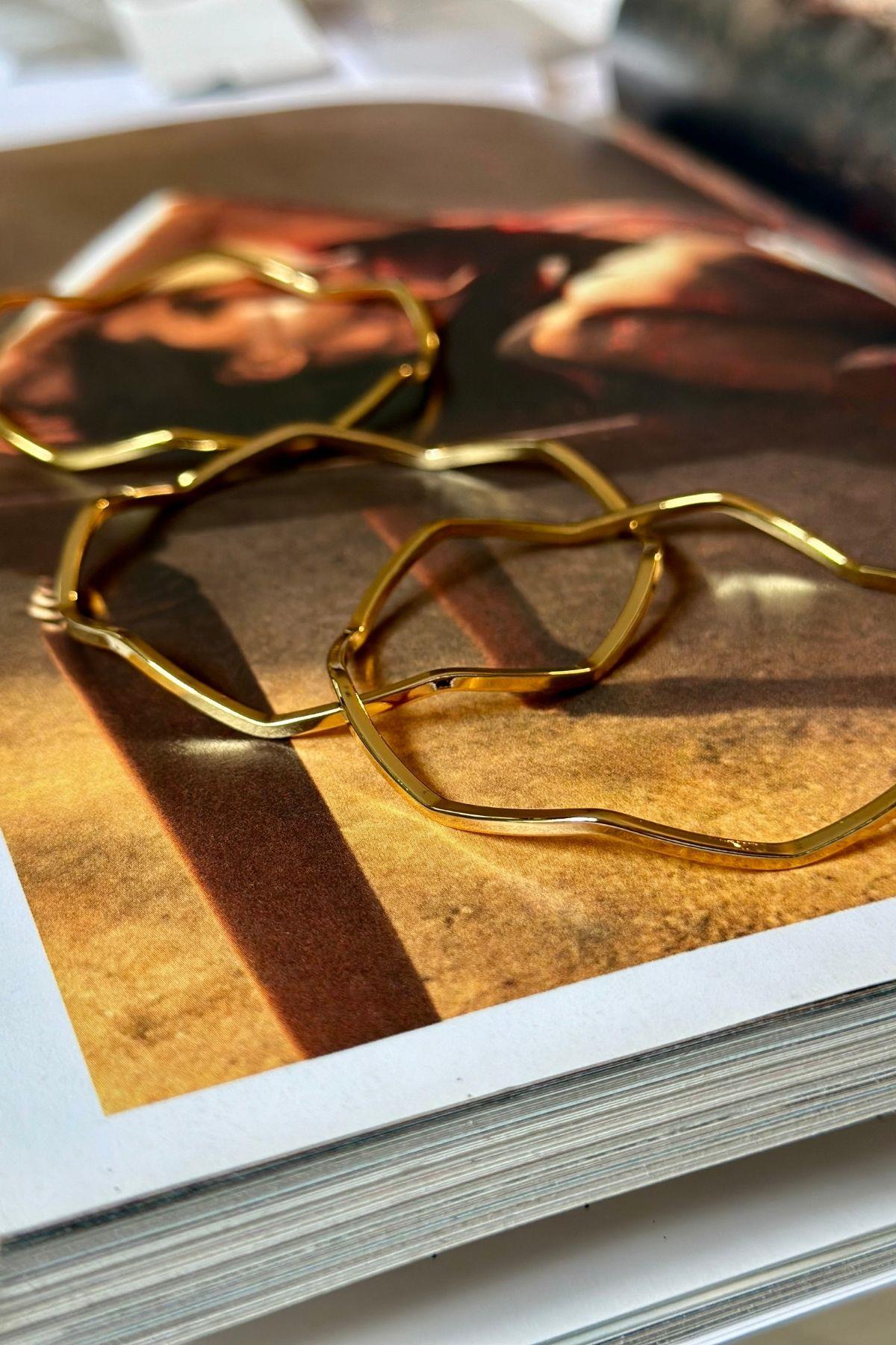 Çelik Marka Model Zigzag Tek Bilezik ( Adet Bilezik)