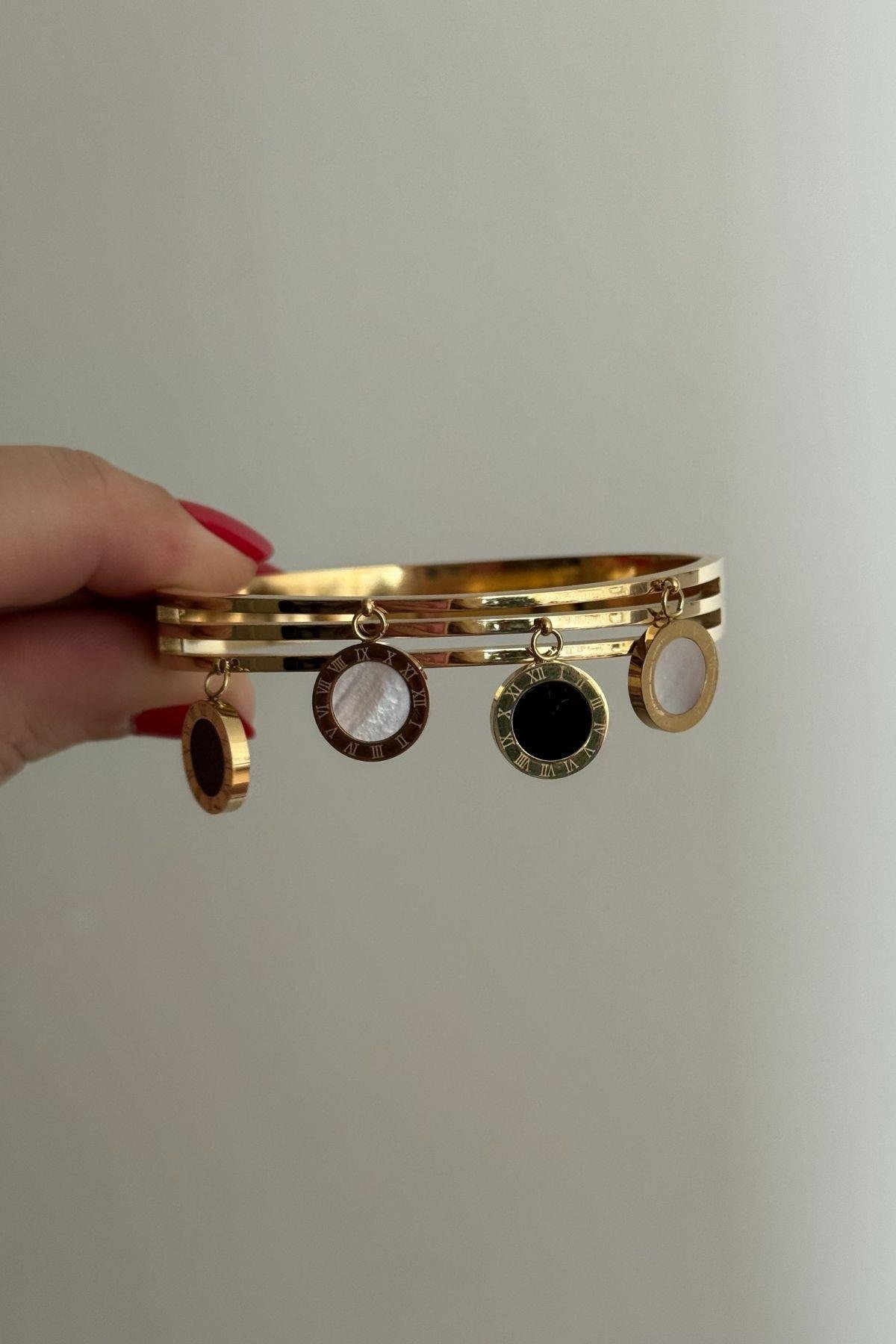 Çelik Roma Rakamlı Kelepçe