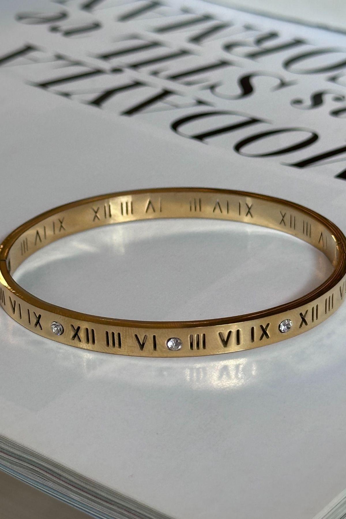 Çelik Roma Rakamlı Kelepçe