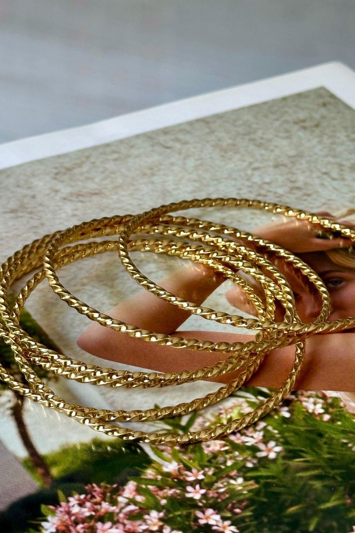 Çelik Tek Burma Bilezik