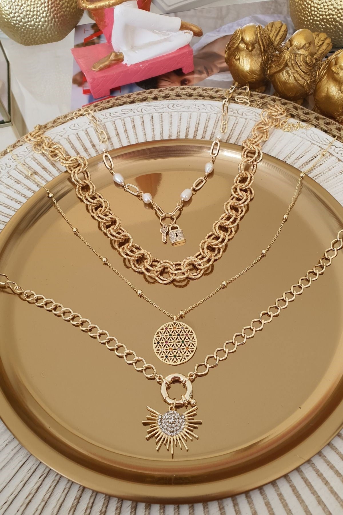 Chana Kolye Kombini Gold