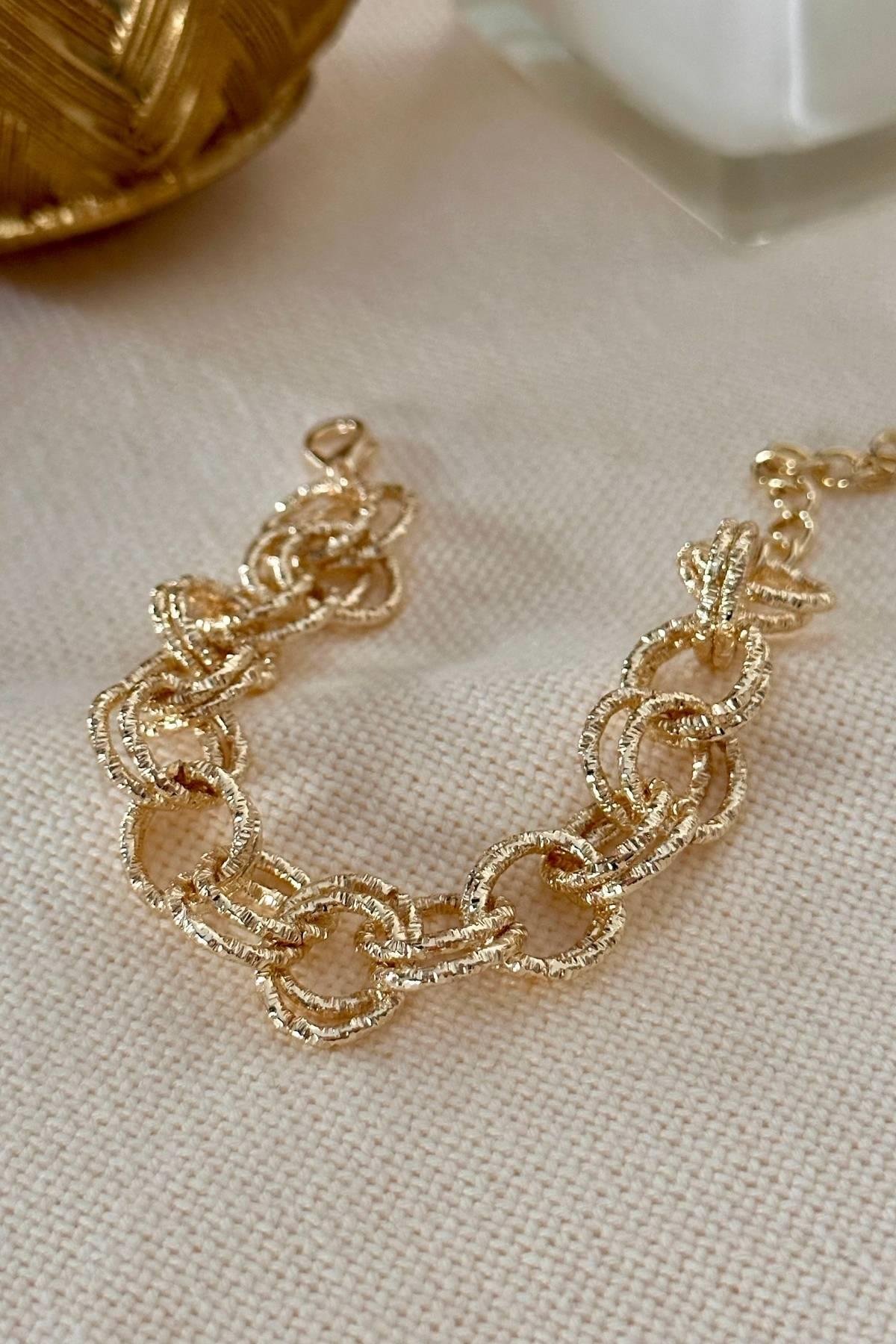 Çift Daire Model Zincir Bileklik