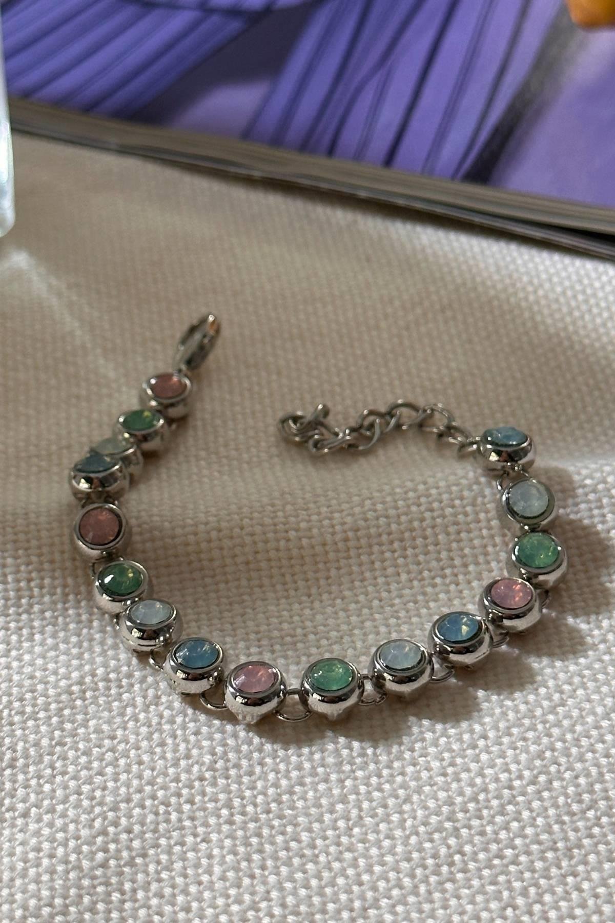 Gümüş Renkli Büyük Boy Soft Suyolu Bileklik