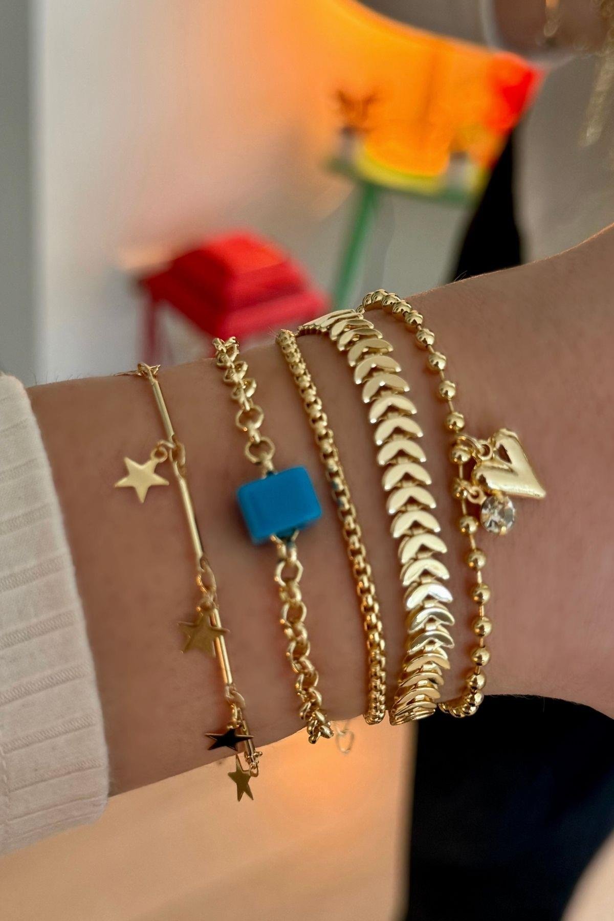 Kadın 5li Bileklik Kombini