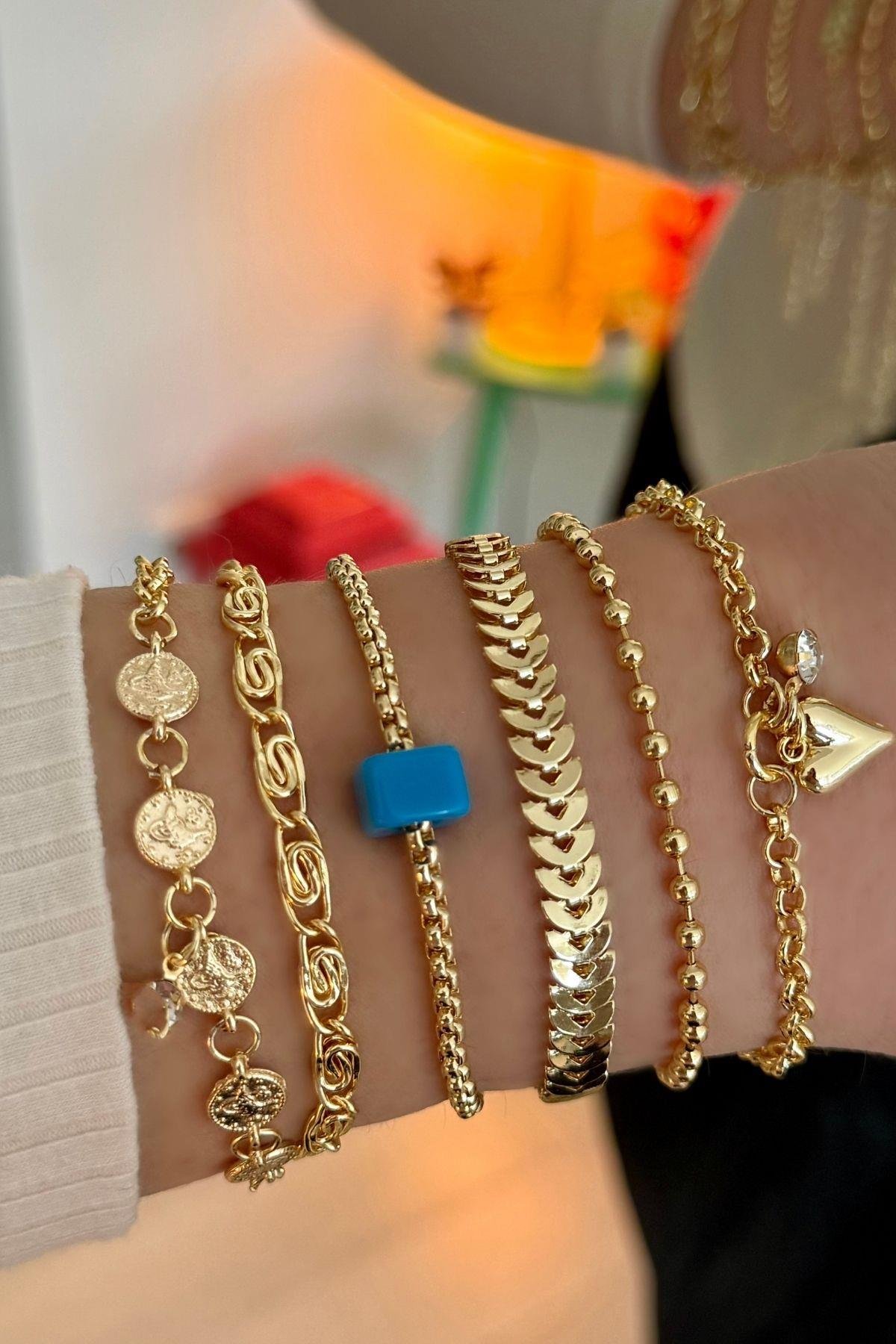 Kadın 6lı Bileklik Kombini