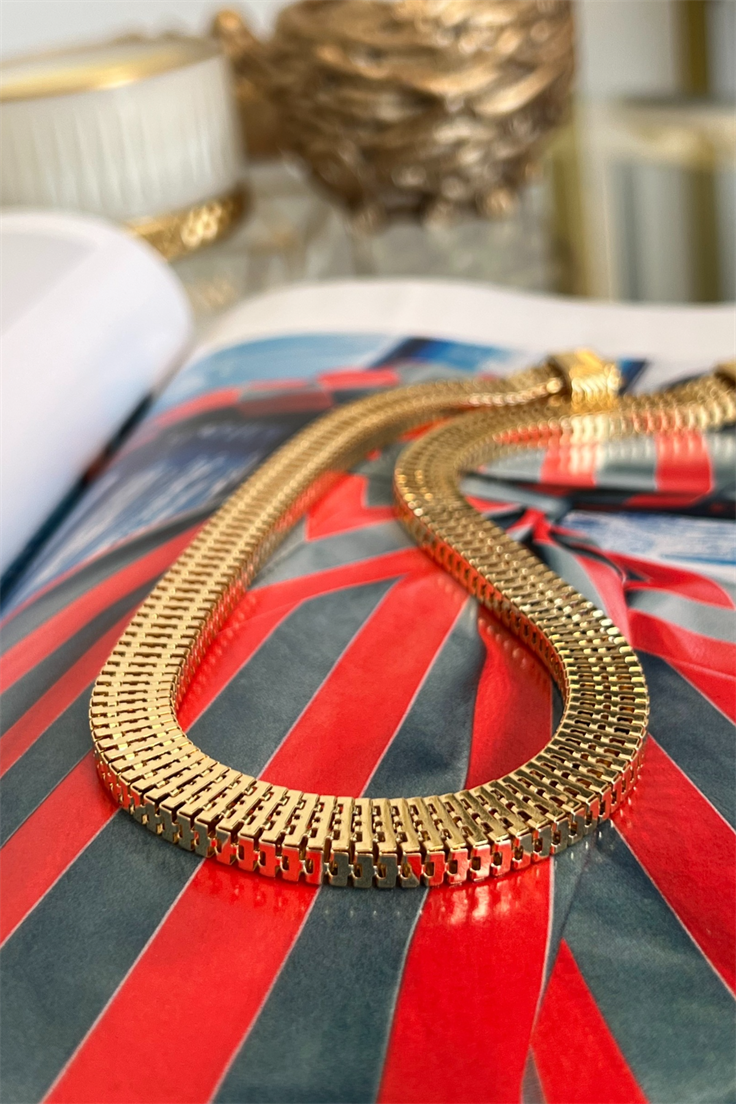 Kalın Vip Model Kolye Gold