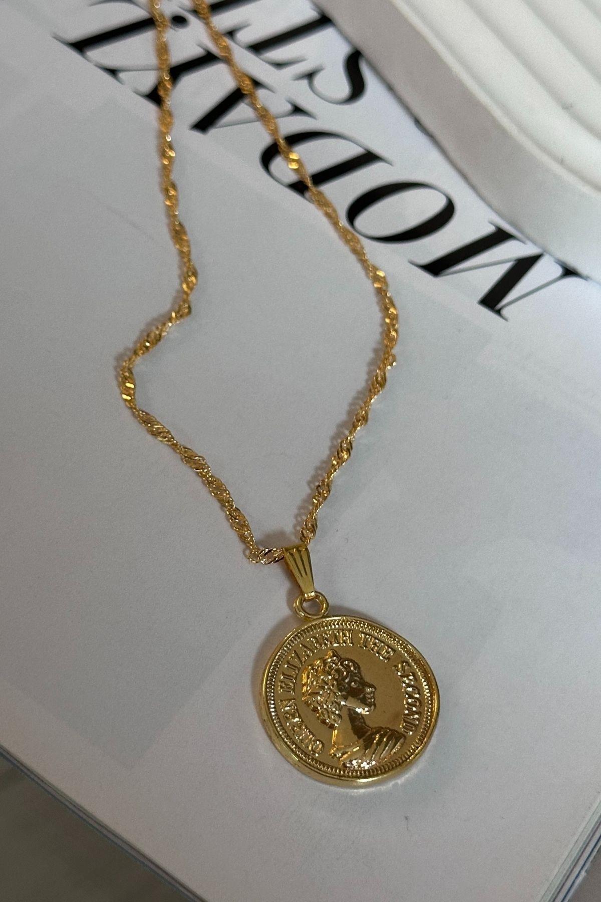 Madalyon Tasarım Kolye