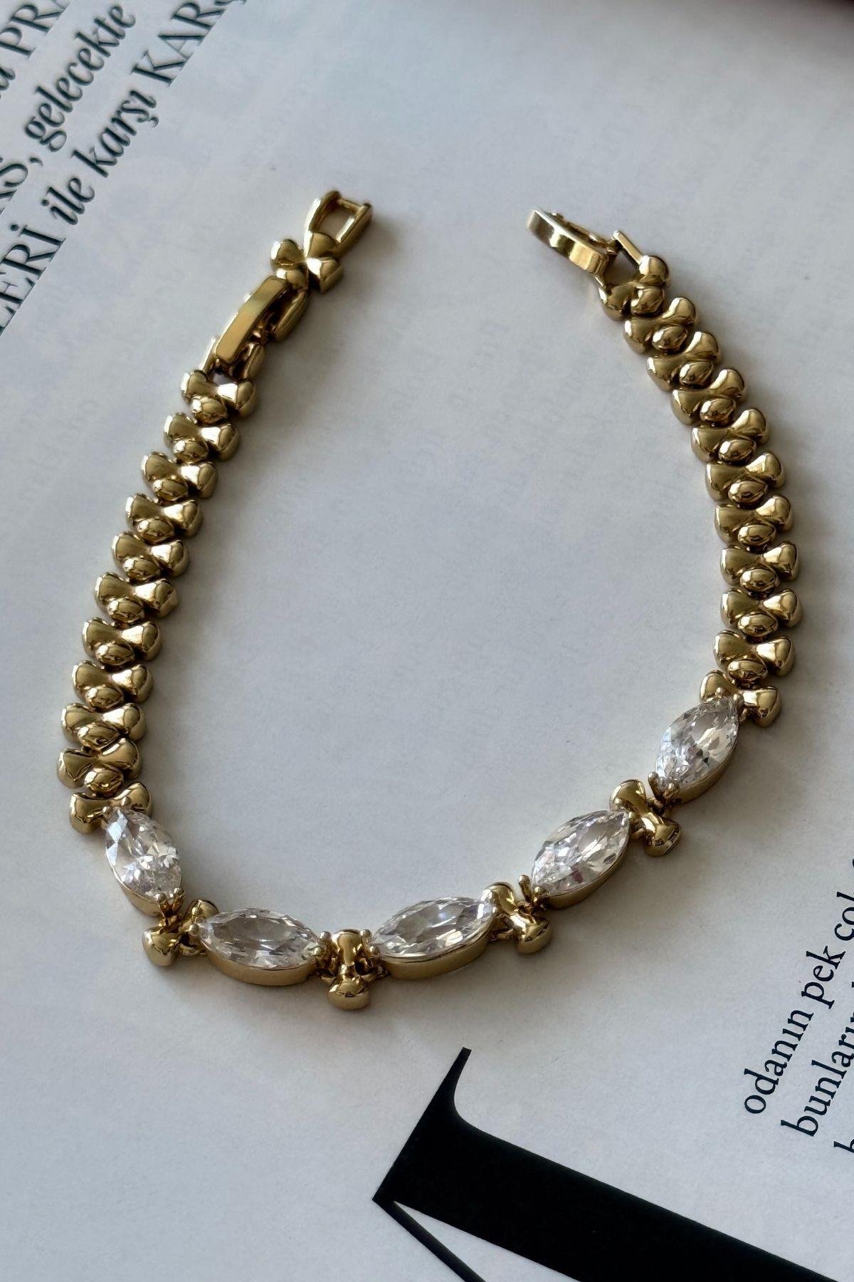 Özel Seri Damla Zirkon Taşlı Künye