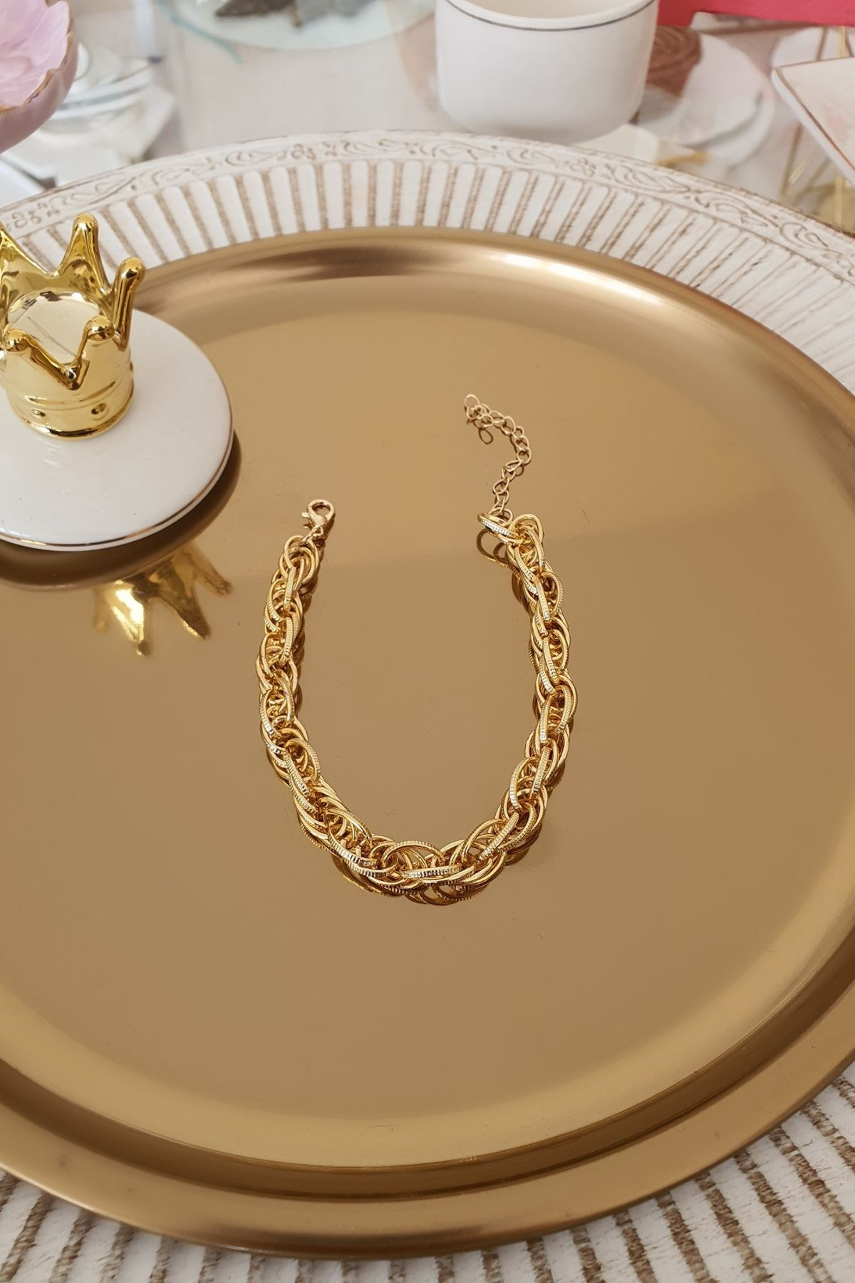 Özel Seri Zincir Halhal Gold