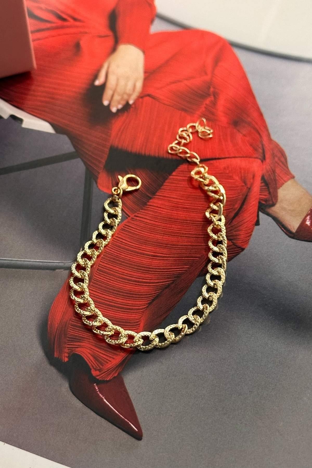 Parlak Zincir Bileklik