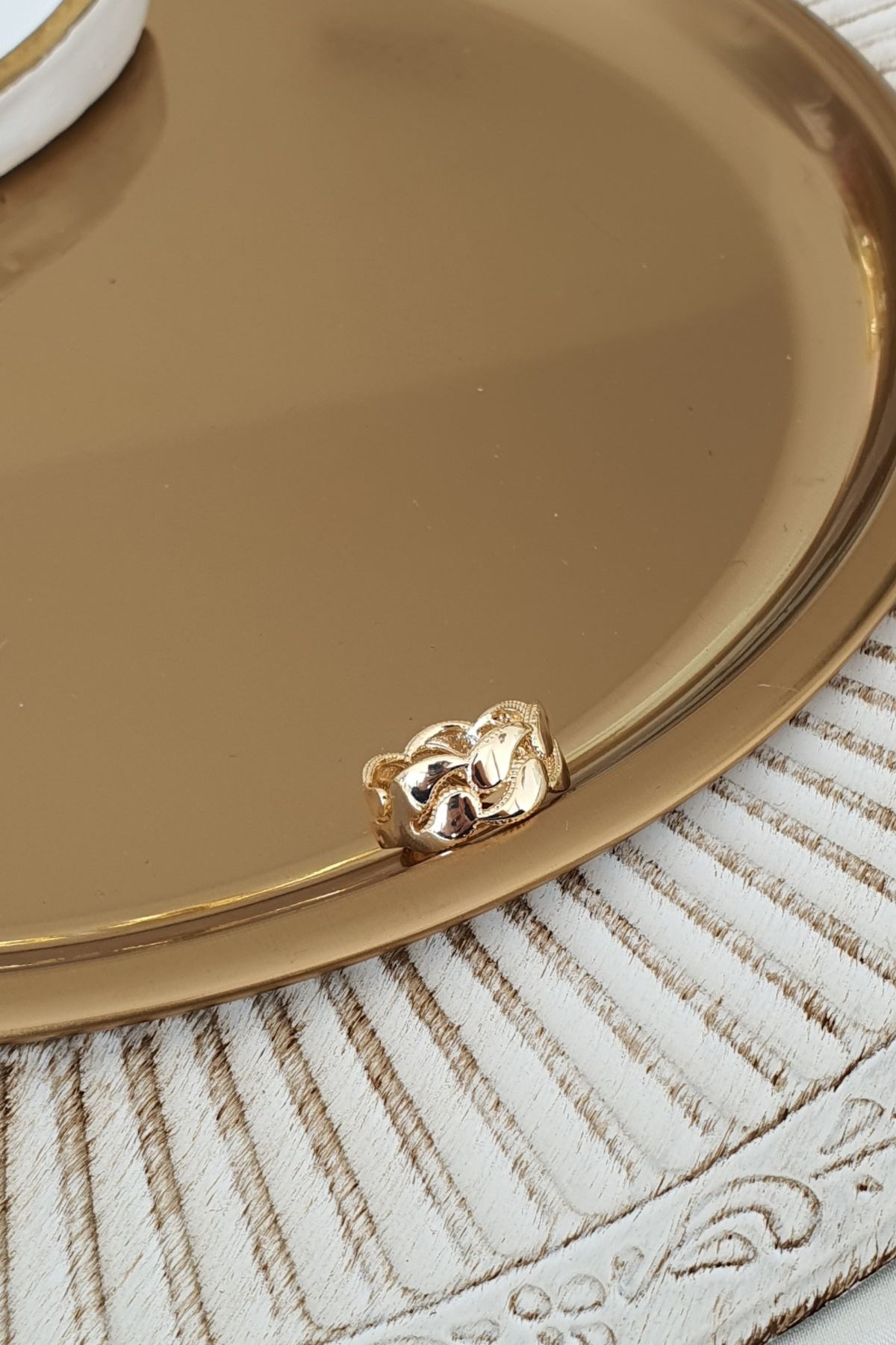 Sarmal Model Yüzük Gold