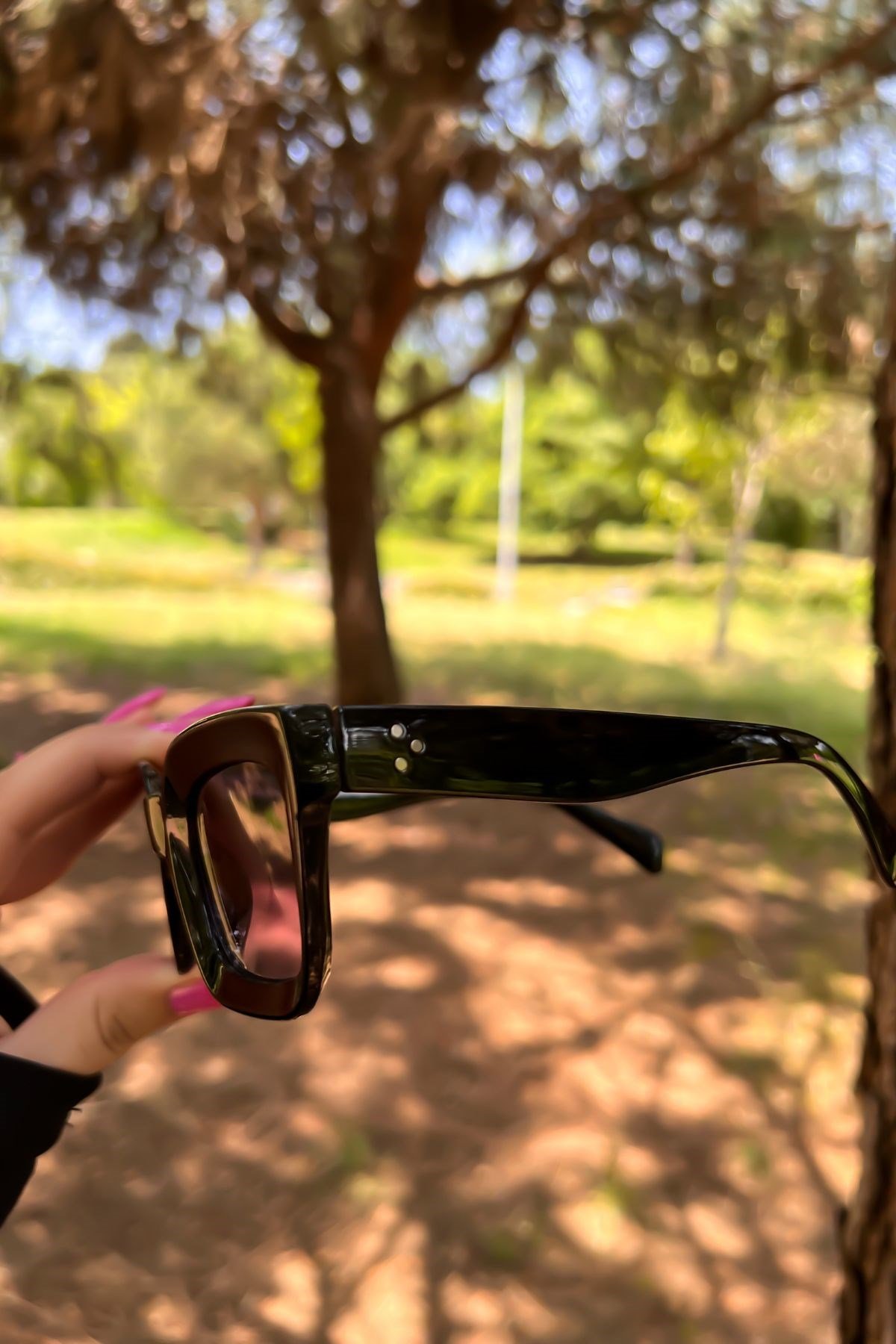 Siyah Renk Cat Eyes Model Güneş Gözlüğü Siyah