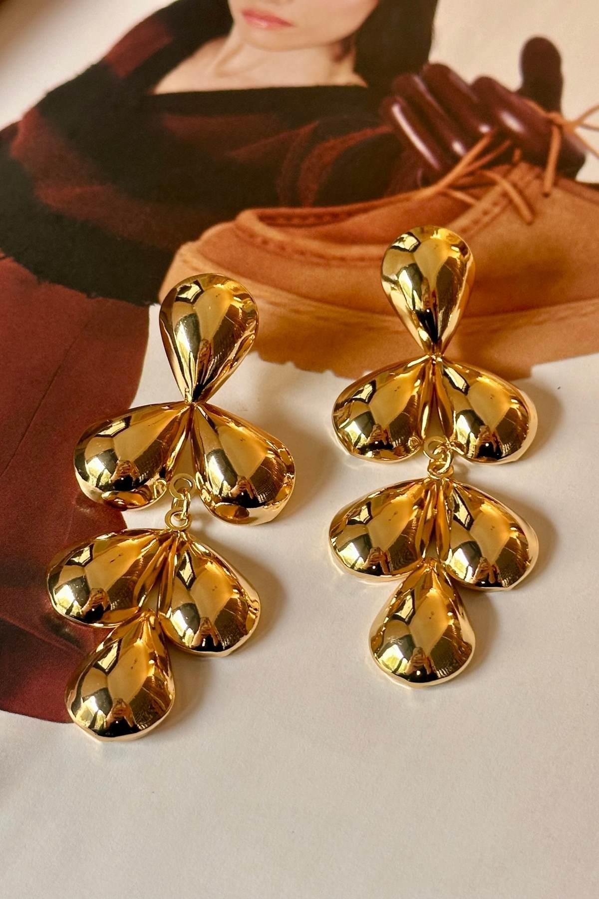 Vip Sallantılı Bohem Küpe