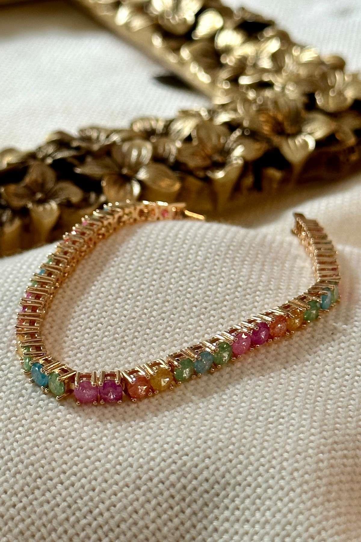 Vip Soft Renkli Zirkon Taşlı Özel Seri Künye