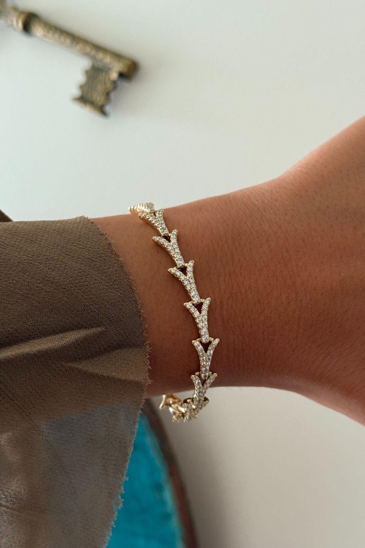 Xuping Full Zirkon Taşlı Bileklik