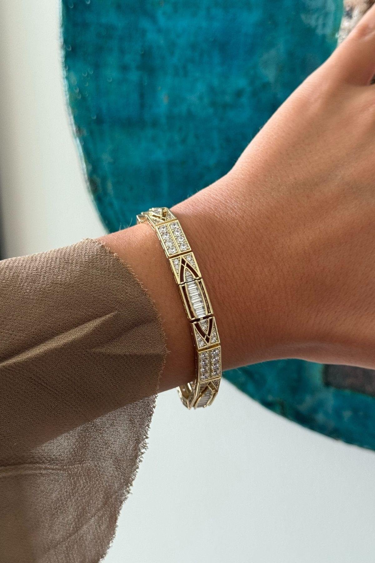 Xuping Full Zirkon Taşlı Desenli Künye