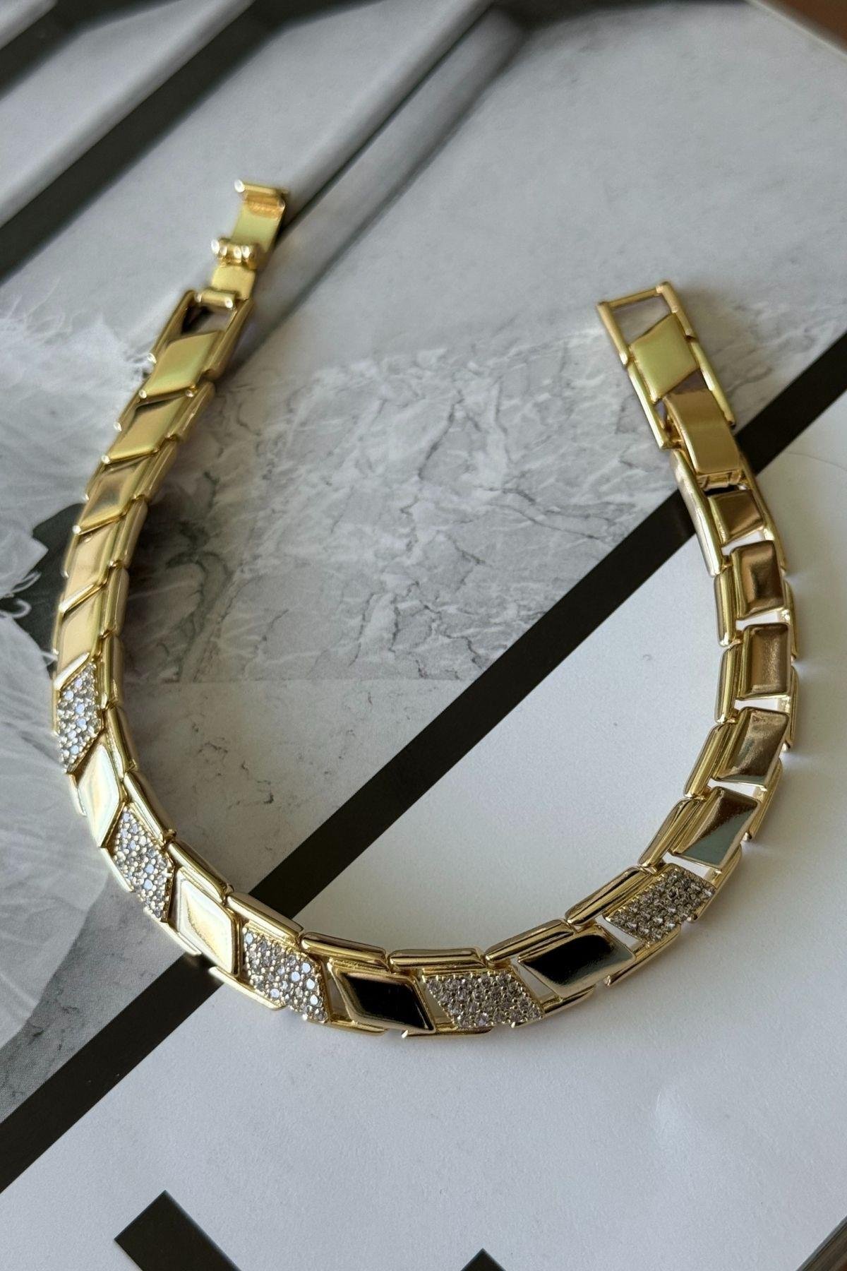 Xuping Zirkon Taşlı Plaka Model Künye