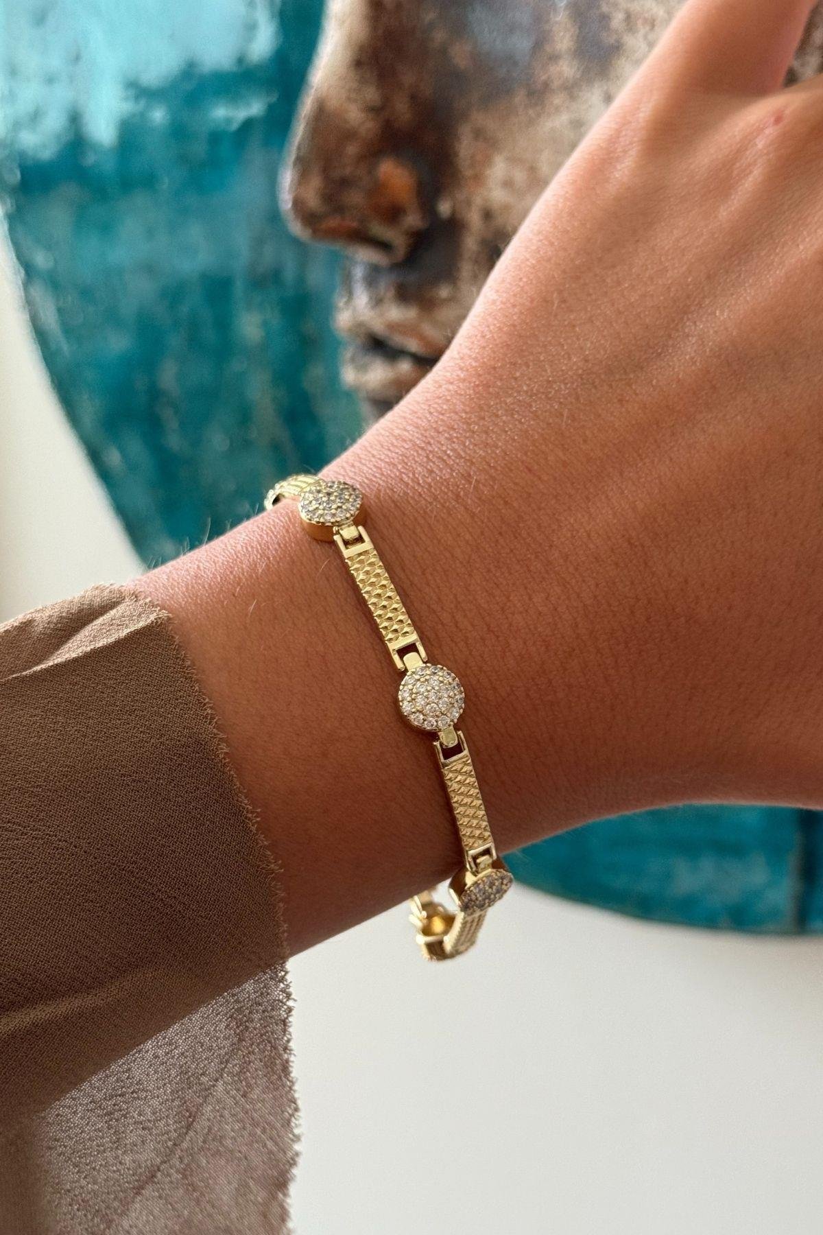 Xuping Zirkon Taşlı Vip Bileklik