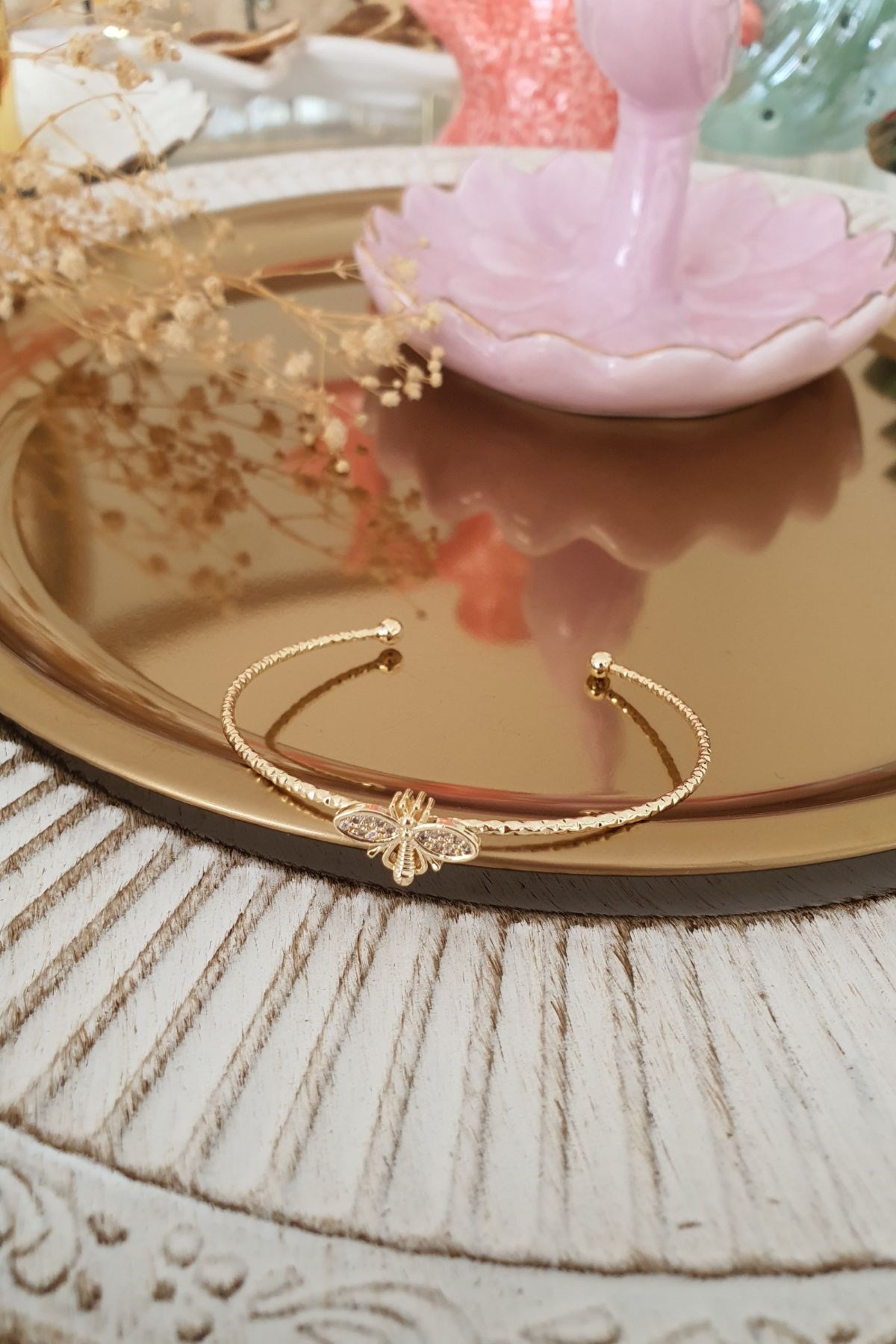 Yusufçuk Model Altı Açık Kelepçe Gold