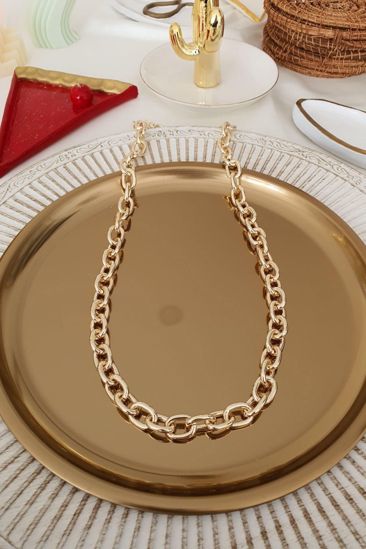Zincir Kolye Gold