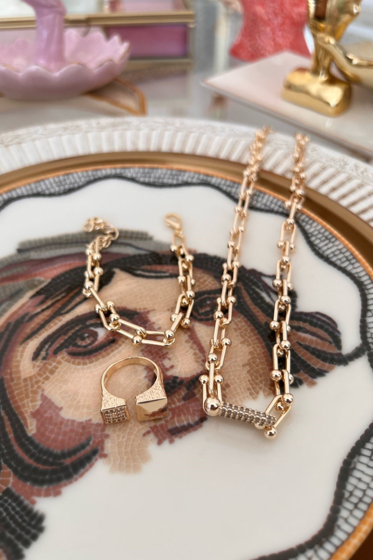 Zincir Set Gold