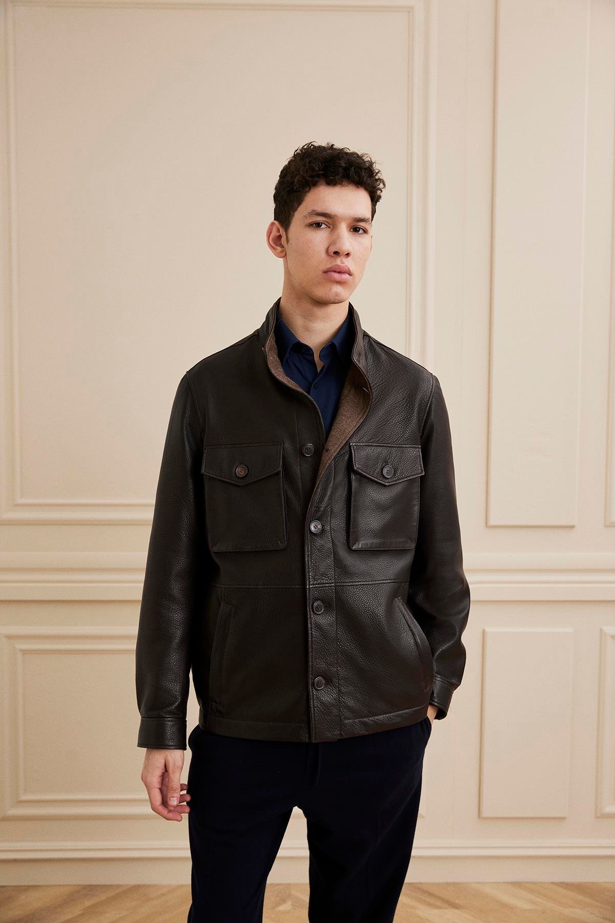 Shaky Men's Leather Jacket