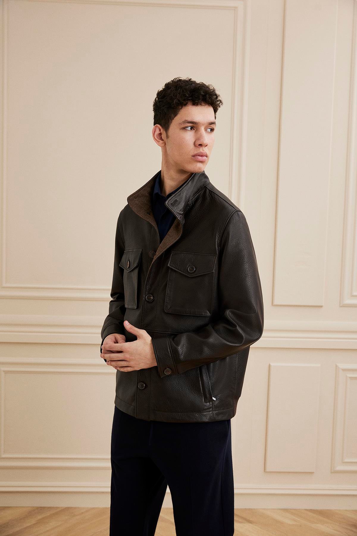 Shaky Men's Leather Jacket