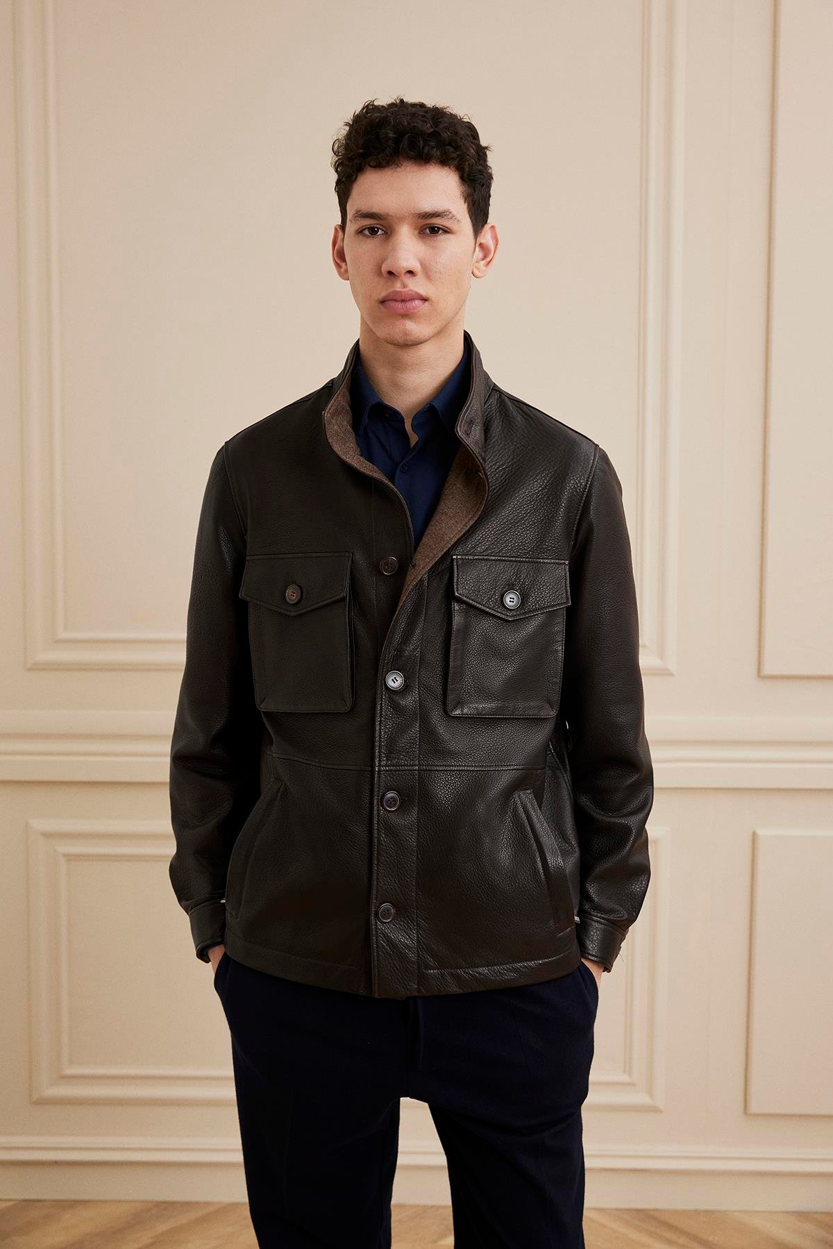 Shaky Men's Leather Jacket